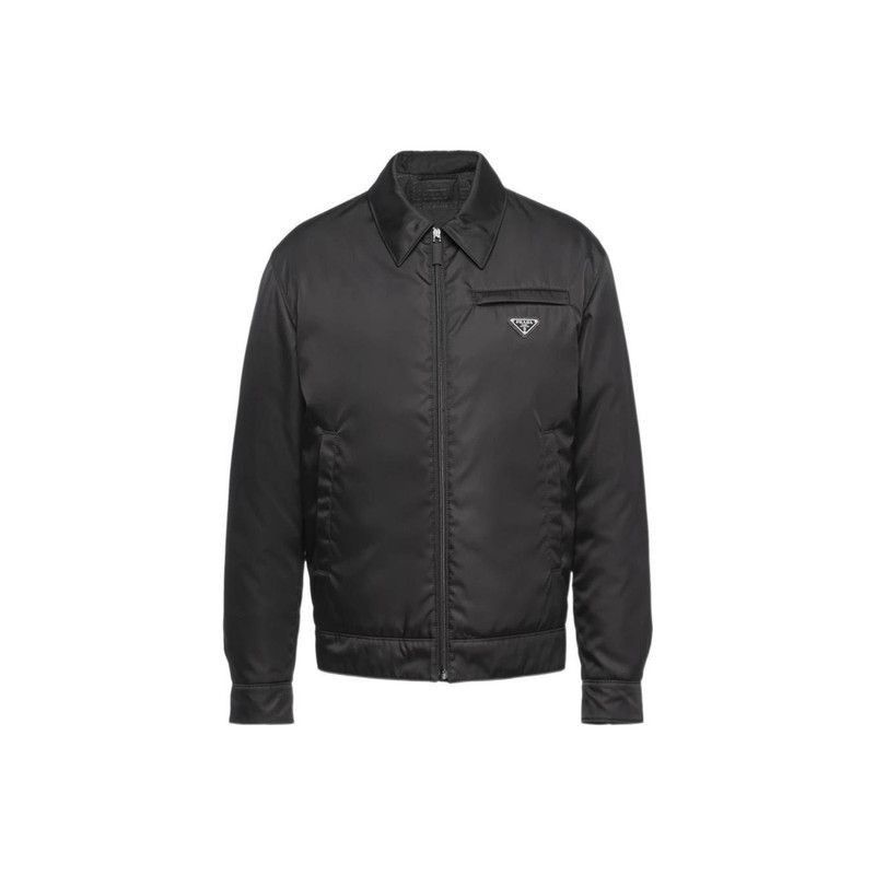 Prada Prada Black Logo Zip Long Sleeve Jacket-2506 Size US L / EU 52-54 / 3 - 8 Thumbnail