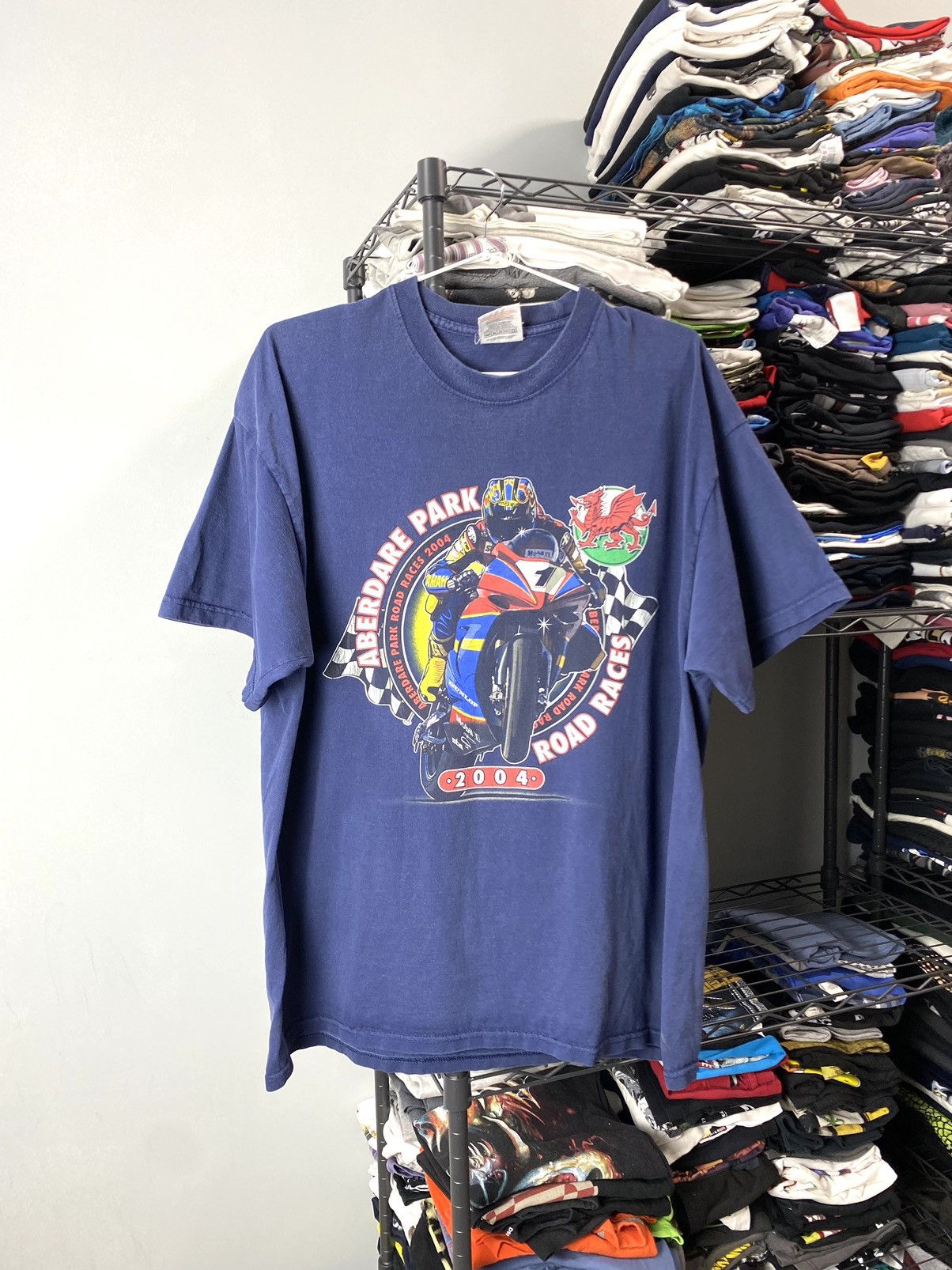Vintage Vintage 2000’s Yamaha Aberdare Park Racing T Shirt Size US XL / EU 56 / 4 - 1 Thumbnail