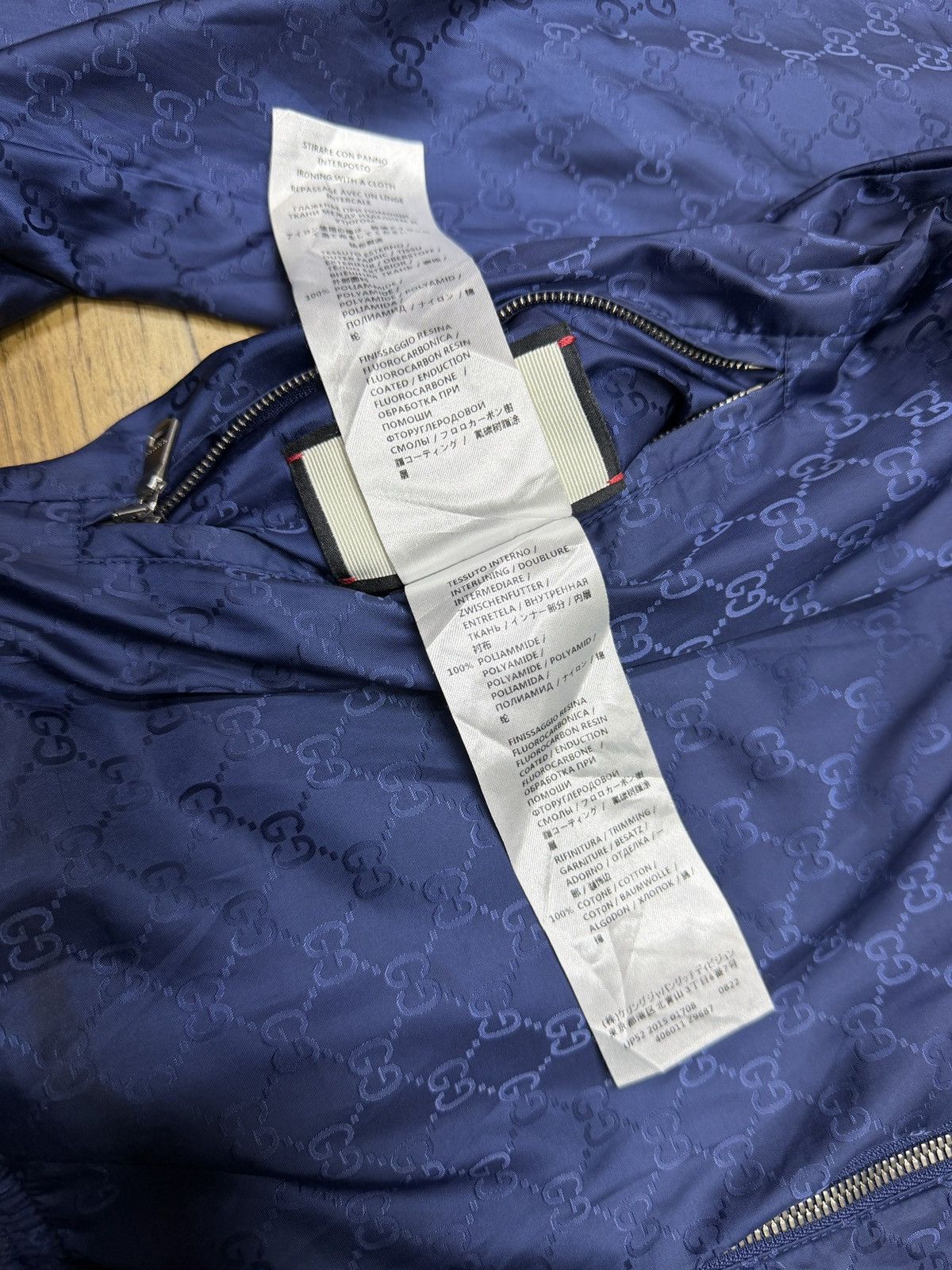 Gucci Gg nylon reversible bomper Size US M / EU 48-50 / 2 - 11 Thumbnail