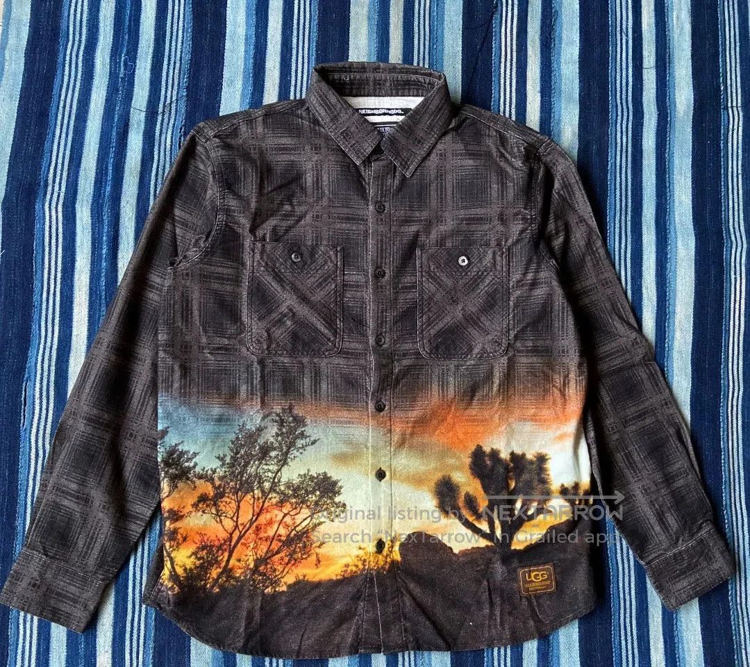 Neighborhood neighborhood x ugg plaid oil paint shirt. Size US L / EU 52-54 / 3 - 1 Thumbnail