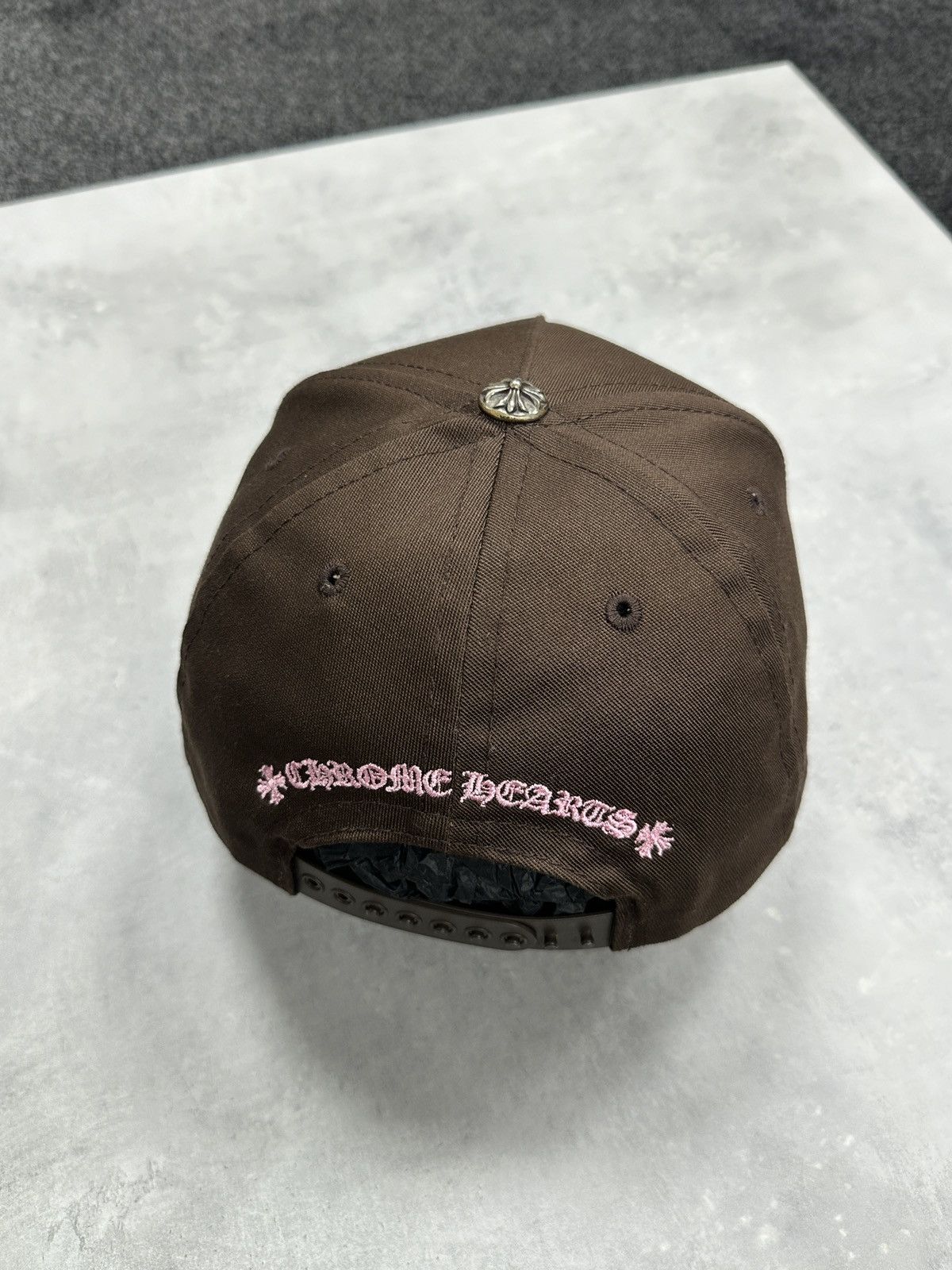 Chrome Hearts Chrome Hearts CH Baseball Cap Hat Brown Pink Size ONE SIZE - 5 Thumbnail