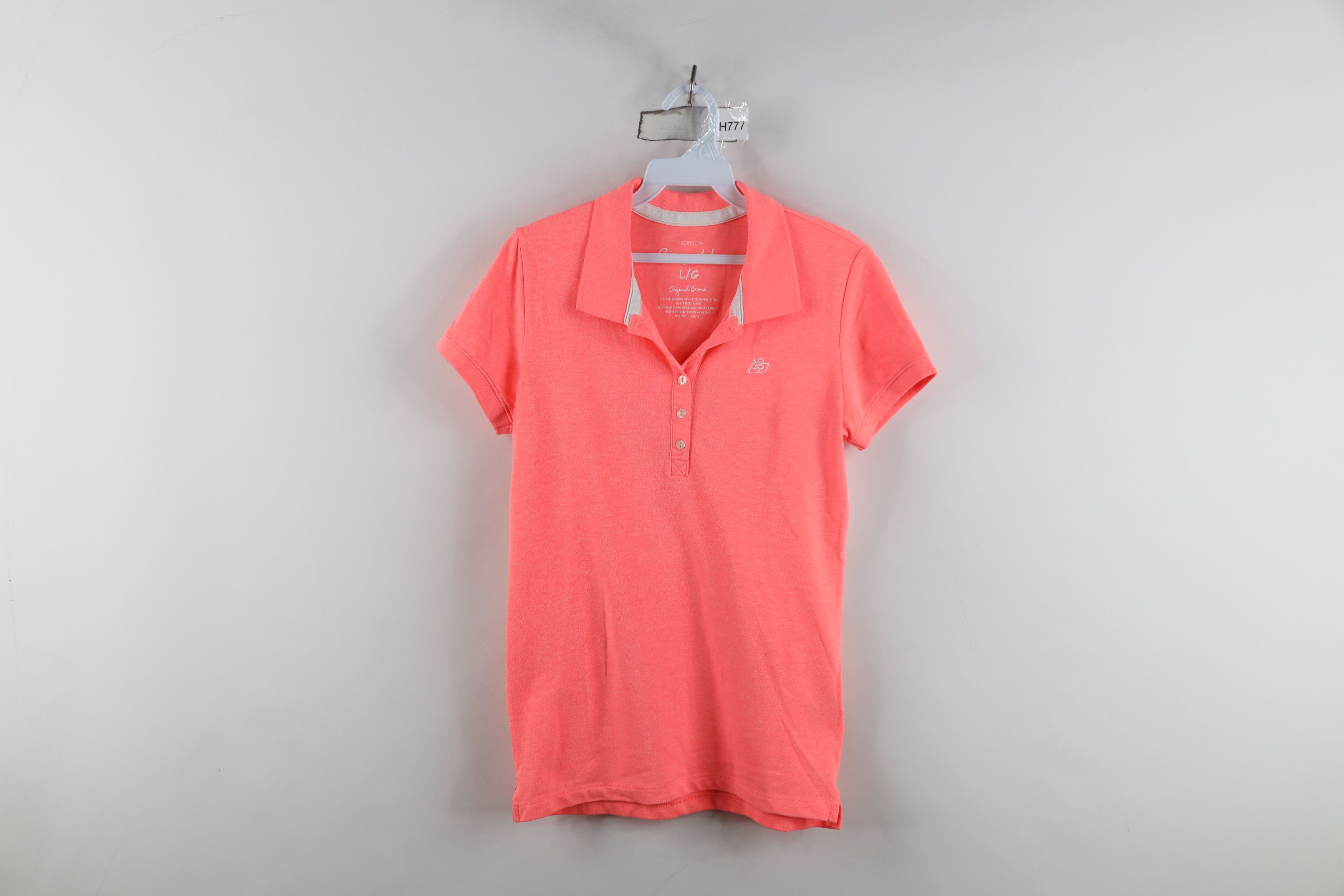 Aeropostale Vintage Y2K Aeropostale Bella Collared Polo Shirt Pink Size L / US 10 / IT 46 - 1 Thumbnail