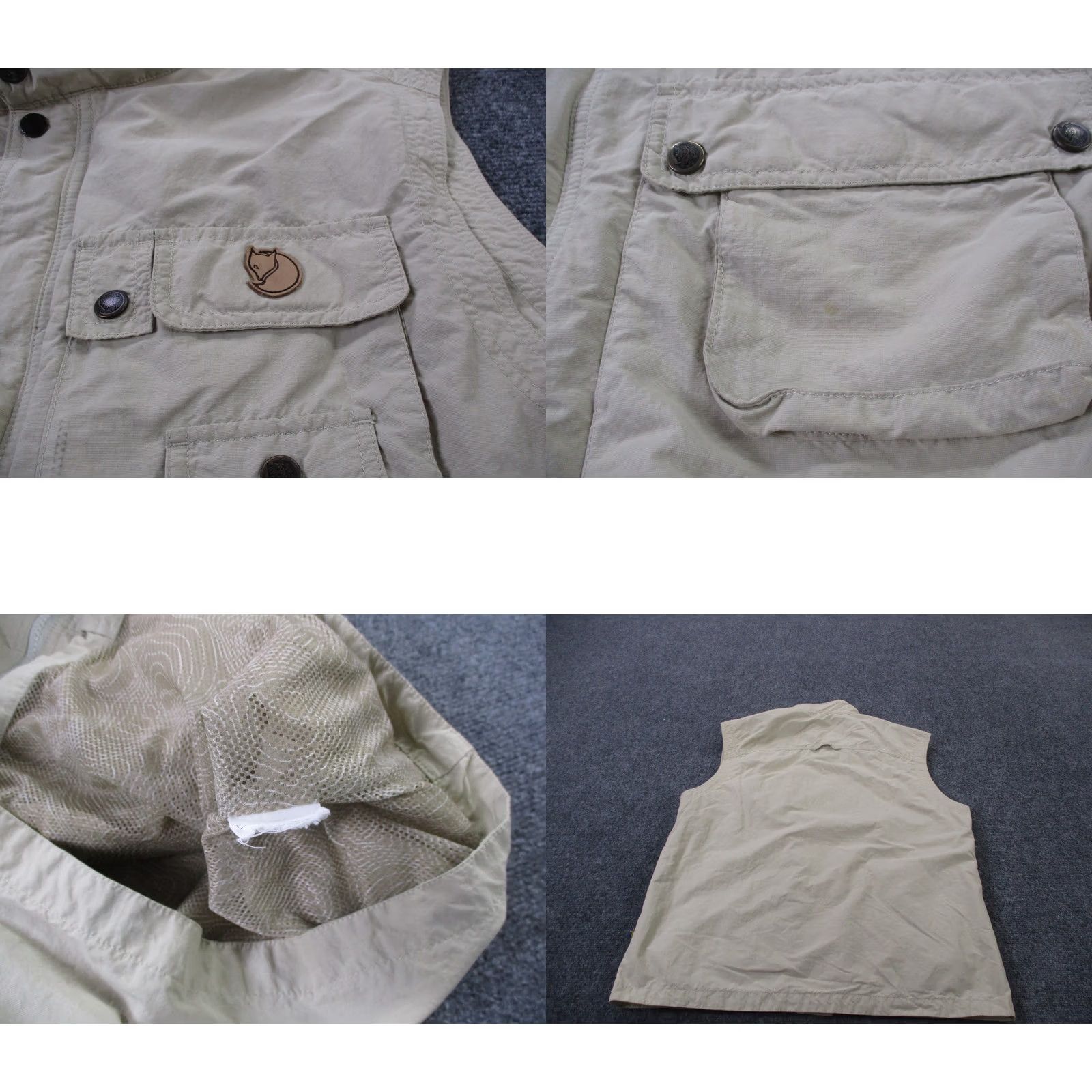 Vintage Fjällräven Vest Jacket Mens L Outdoors Hiking Cargo Utility Camping Fishing Size US L / EU 52-54 / 3 - 8 Thumbnail