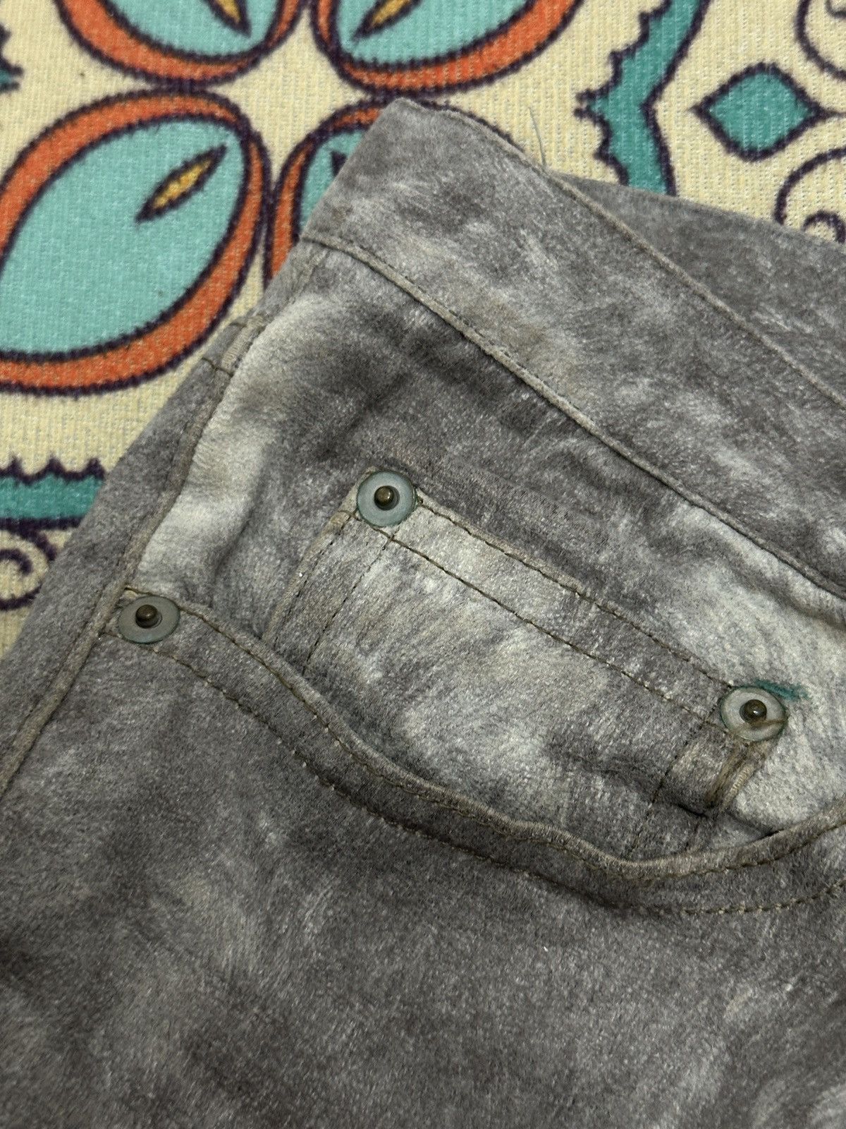 Yoshiyuki Konishi Yoshiyuki Konishi Ficce Uomo Acid Wash Flare Pants Size US 28 / EU 44 - 8 Thumbnail