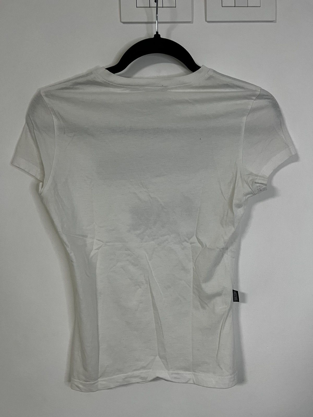 Moschino Moschino short sleeve t-shirt s/m white strass Size M / US 6-8 / IT 42-44 - 4 Thumbnail