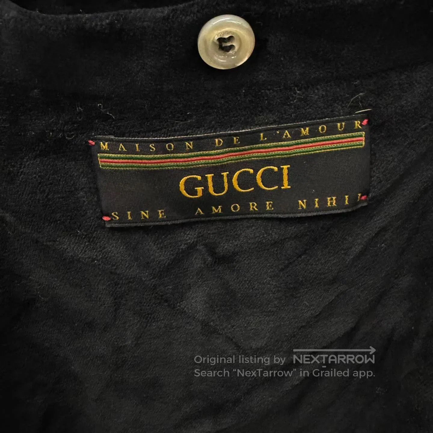Gucci Gucci Black Velvet Drawstring Pants. Size 31" - 3 Thumbnail