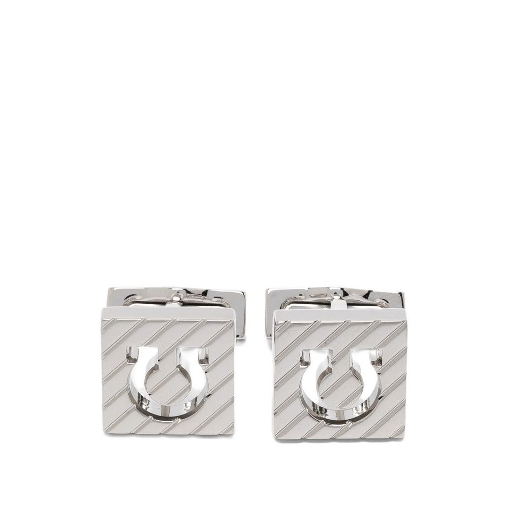 Salvatore Ferragamo Ferragamo SILVER Cufflinks Size ONE SIZE - 1 Thumbnail