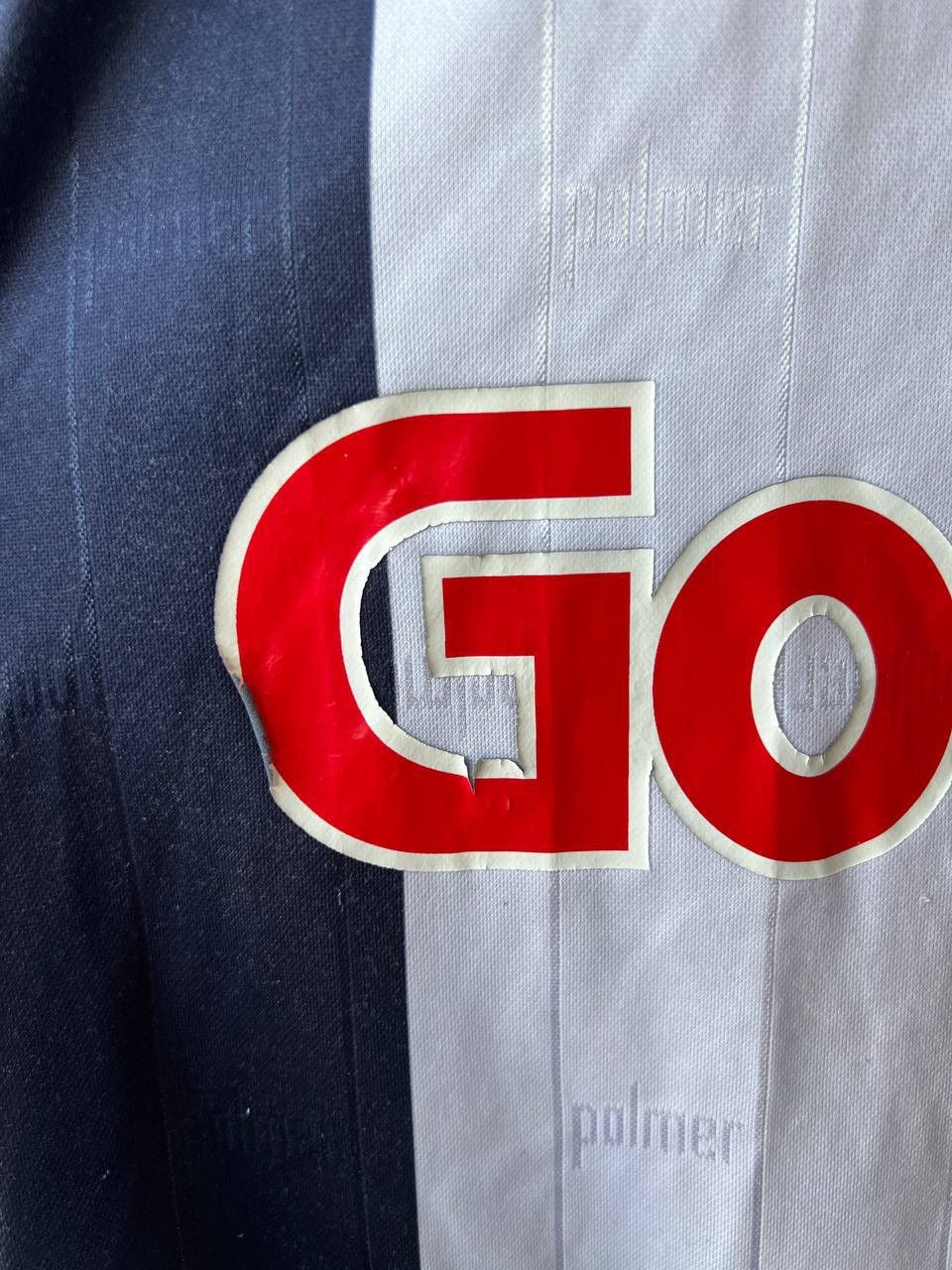 Vintage 1995 ALIANZA LIMA #10 MATCH WORN POLMER SOCCER JERSEY SHIRT Size US L / EU 52-54 / 3 - 7 Thumbnail