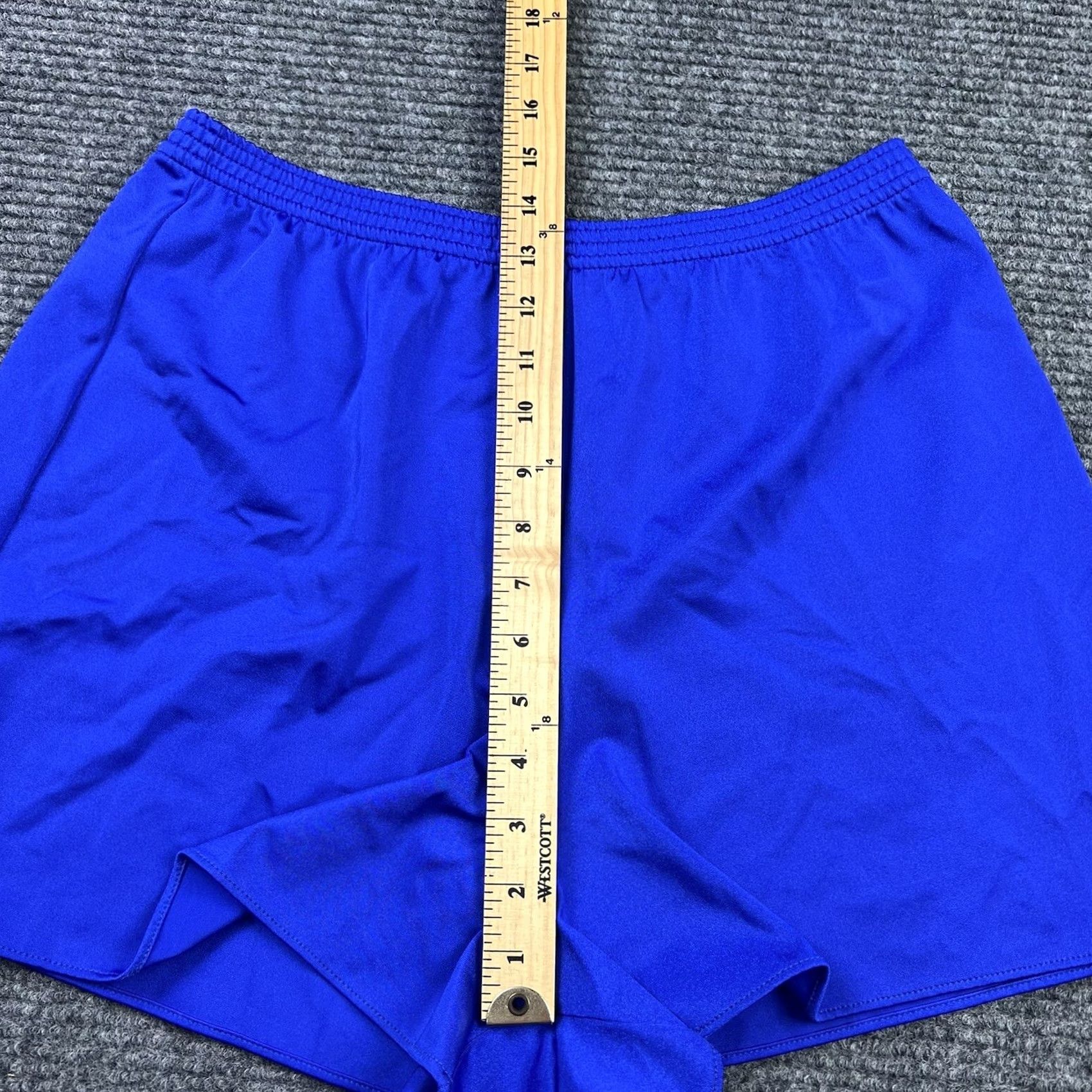 Lands' End VINTAGE Lands' End Shorts Women 90s 80s Navy Blue Stretch Breathable Casual Activewear Made USA L Size 36" / US 14 / IT 50 - 6 Thumbnail
