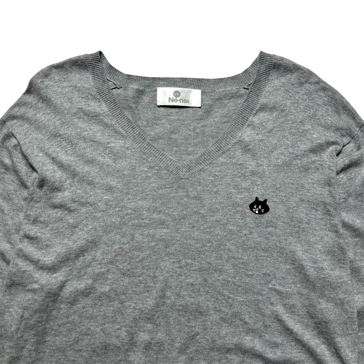 Ne-Net Ne-Net Logo V-Neck Sweatshirt Size M / US 6-8 / IT 42-44 - 2 Thumbnail