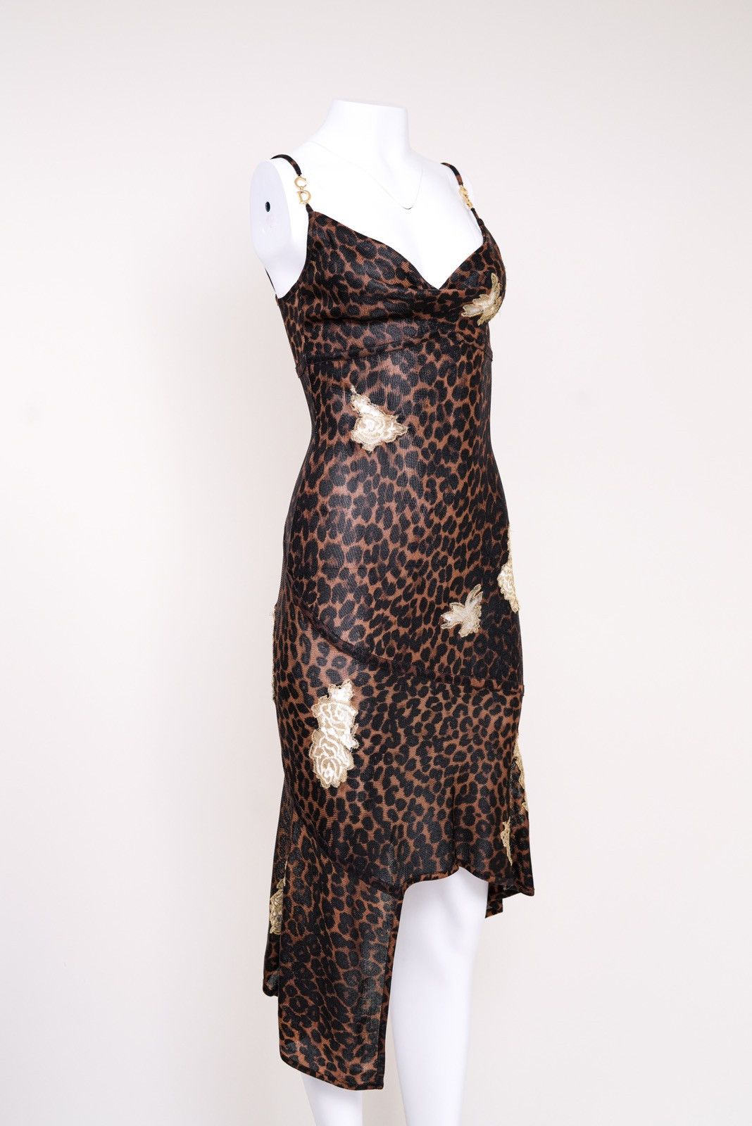Dior Christian Dior AW 2000 Leopard Print Dress with CD Straps Size S / US 4 / IT 40 - 3 Thumbnail