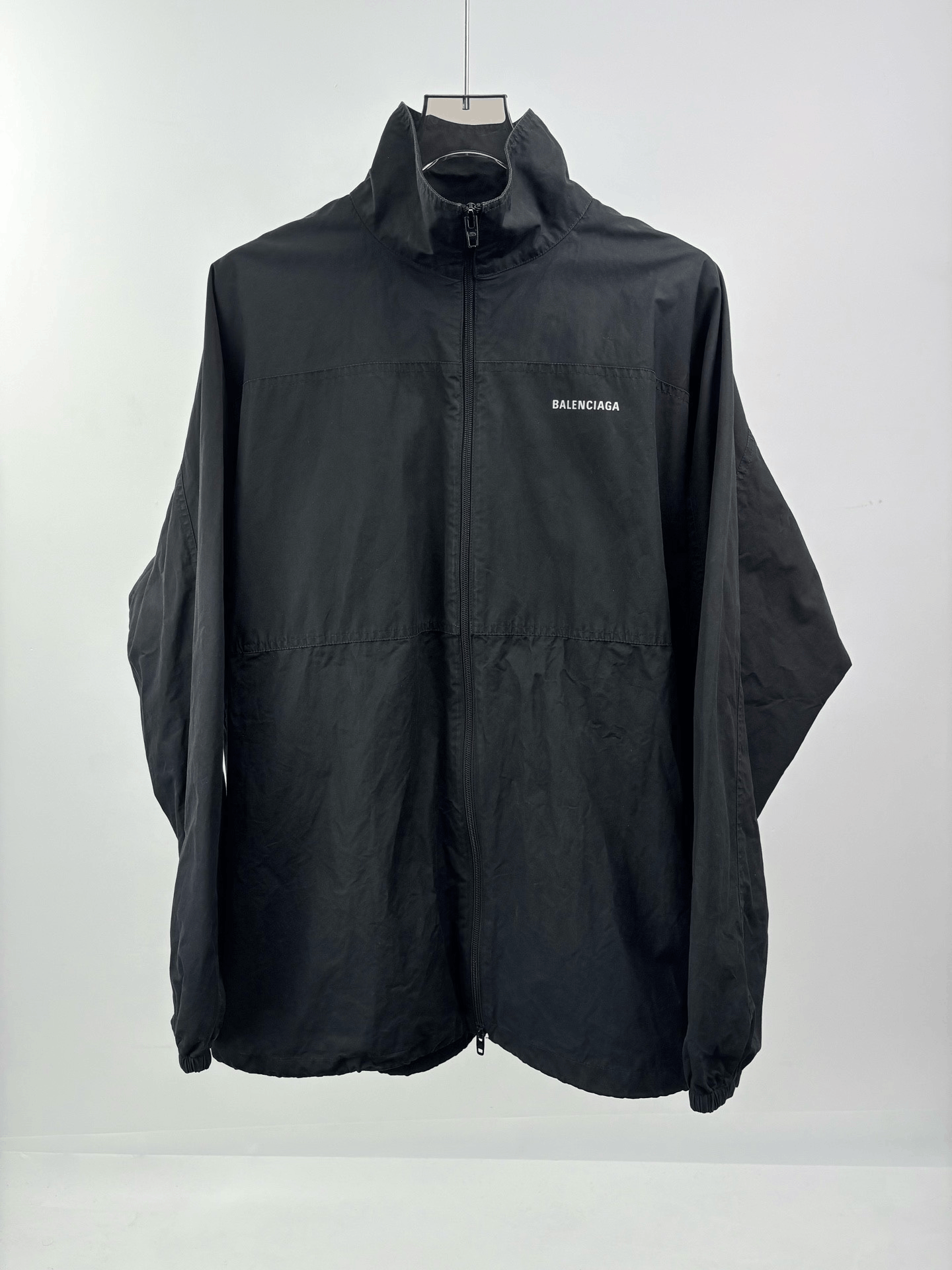 Balenciaga Balenciaga Letter Logo Windbreaker Jacket Size XXS / US 00 / IT 34 - 1 Thumbnail