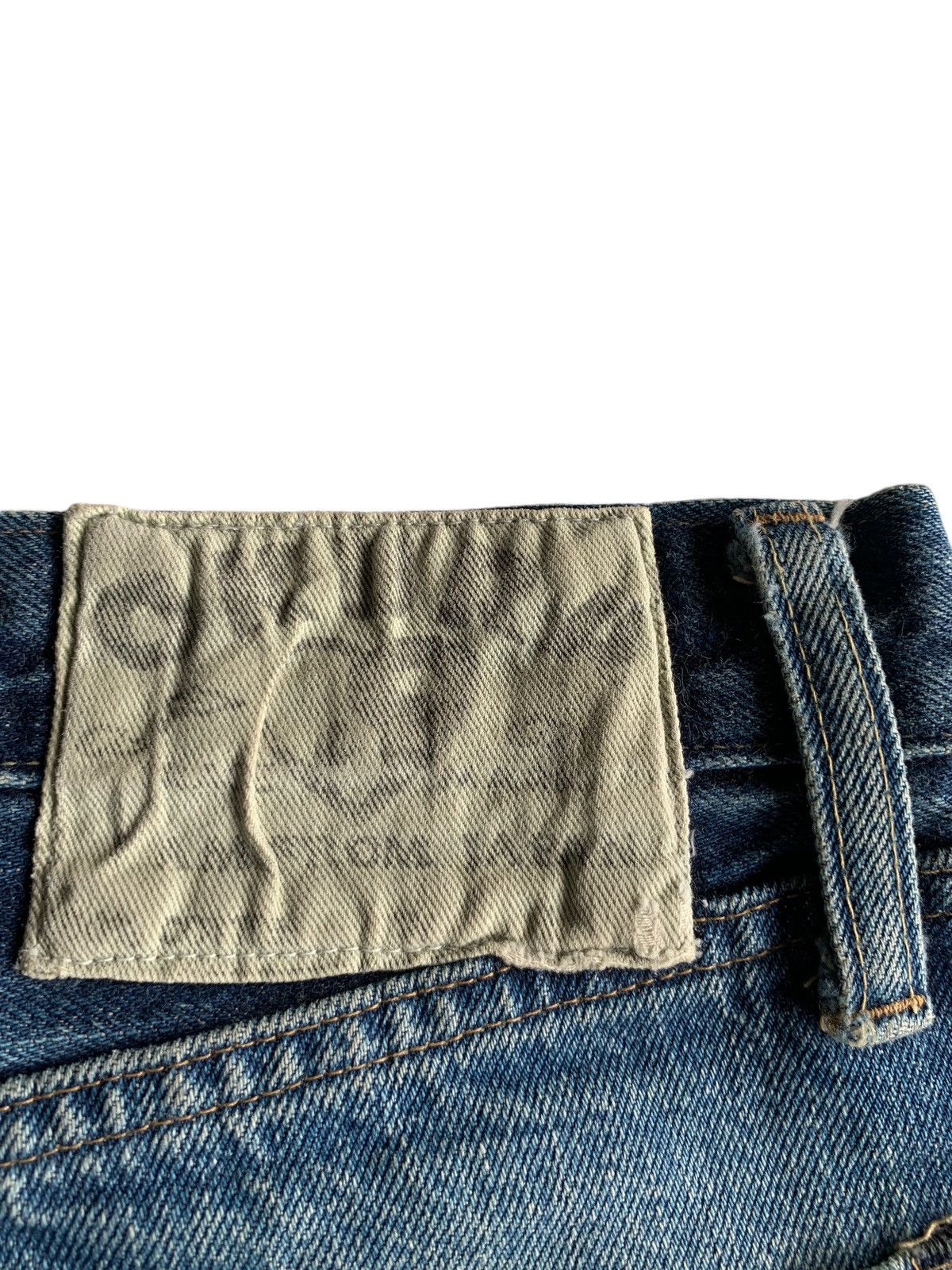 Japanese Brand × Kapital × Vintage Okura Hr Market Japanese Button Fly Selvedge Distressed Size US 34 / EU 50 - 13 Thumbnail