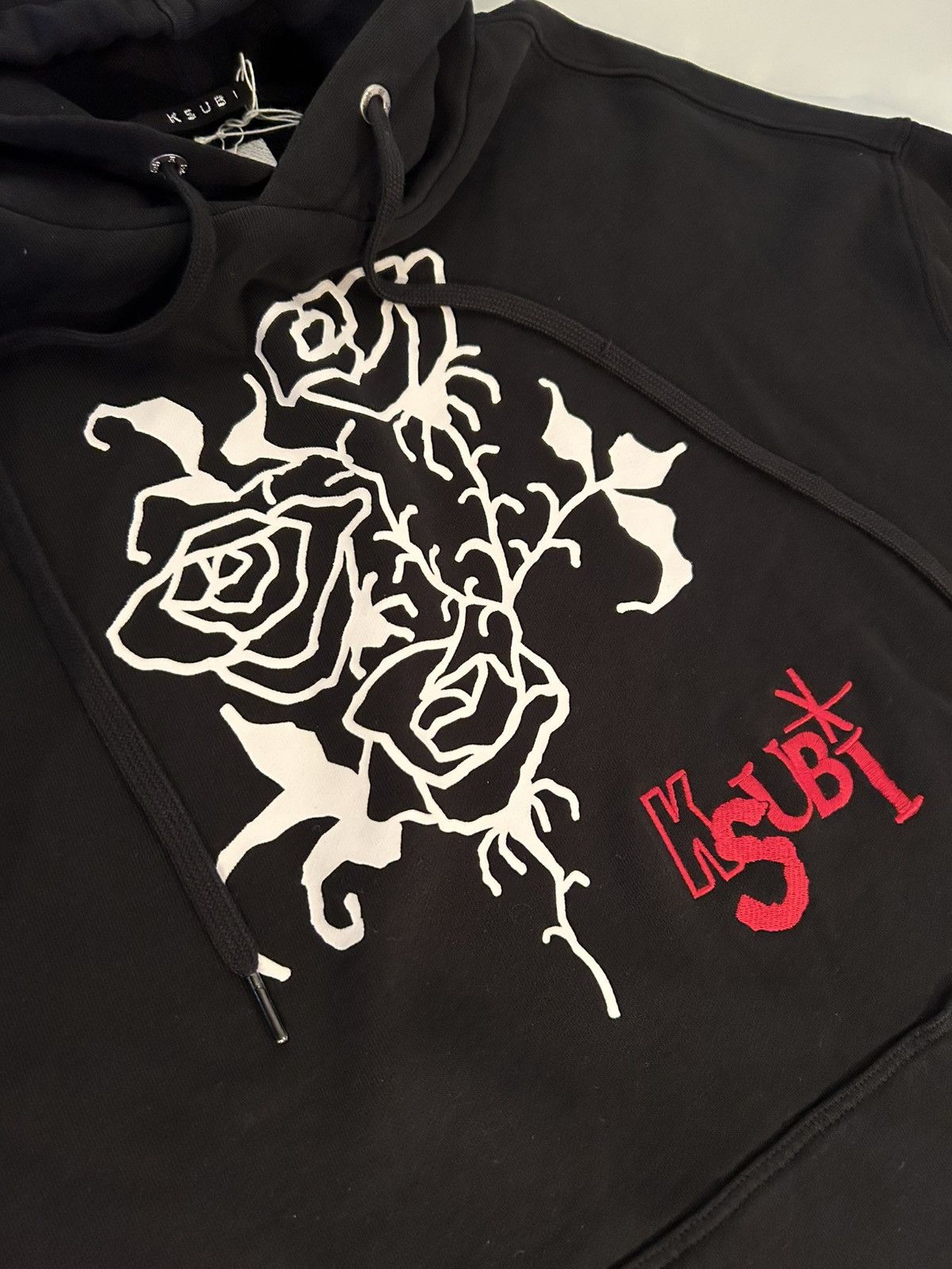 Ksubi KSUBI Rose Biggie Hoodie Size L Black Sweatshirt Size US L / EU 52-54 / 3 - 4 Thumbnail