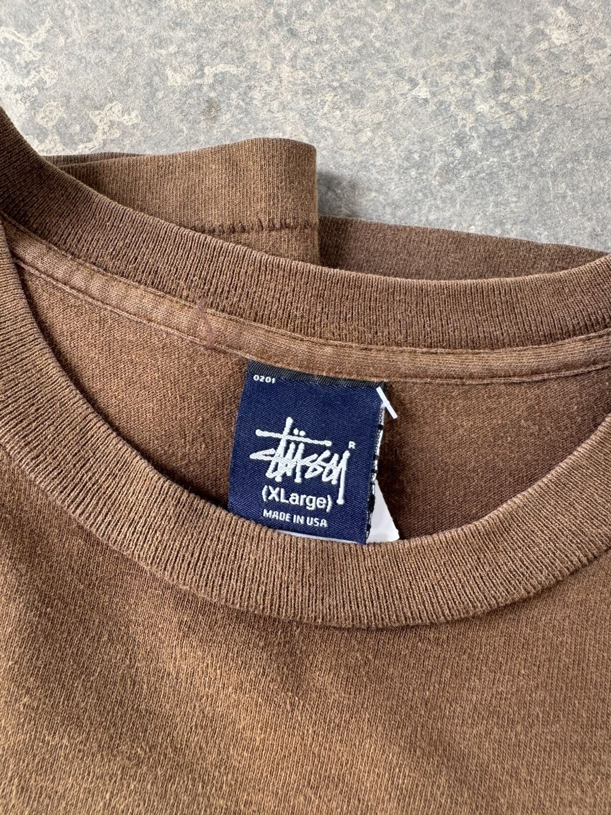 Stussy × Vintage Vintage 90’s Stussy Spellout Anthrax Tee Size US XL / EU 56 / 4 - 5 Thumbnail