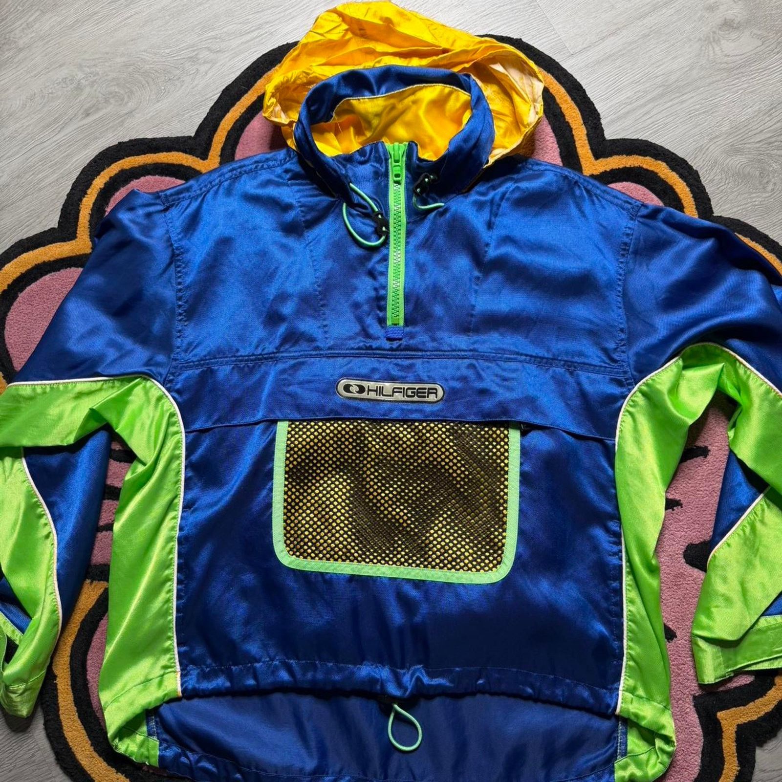 Tommy Hilfiger × Vintage Vintage 90’s Tommy Hilfiger 1/4 Zip Pullover Anorak Jacket Size US S / EU 44-46 / 1 - 8 Thumbnail