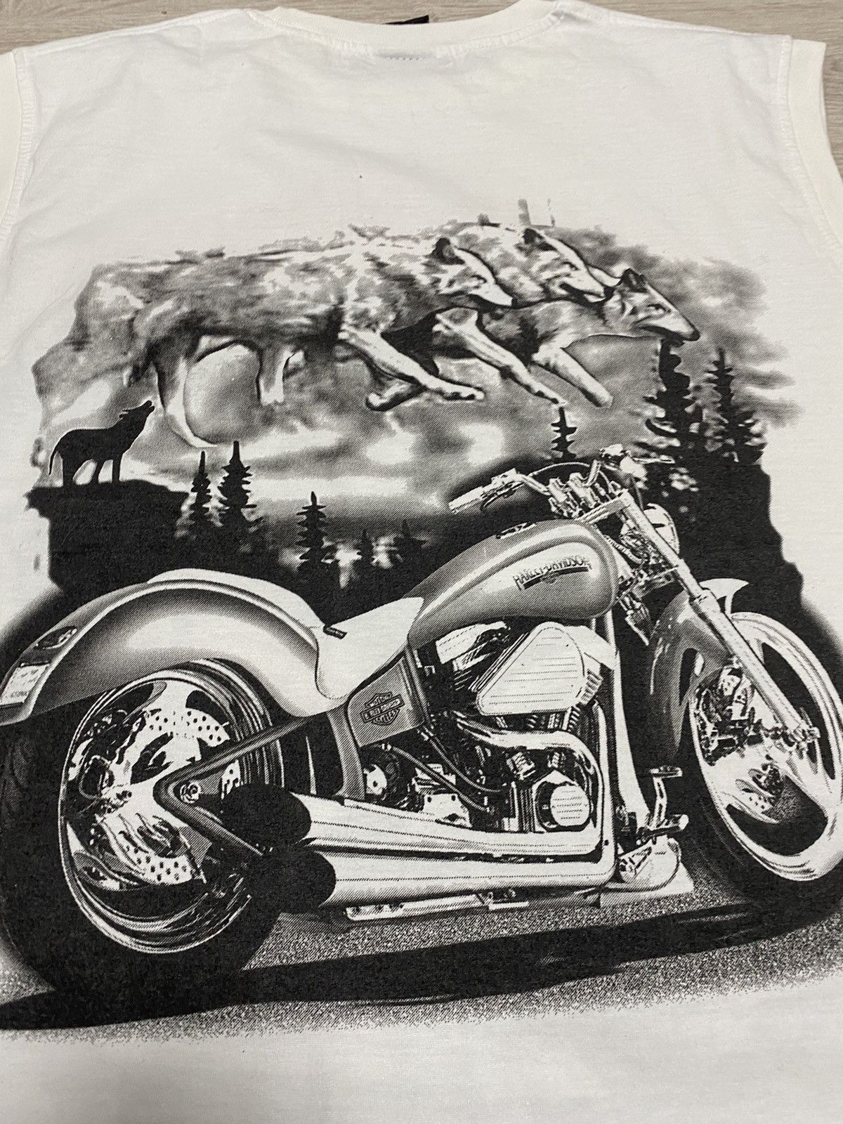 Harley Davidson Vintage Harley Davidson Motorcycle Tank top size M Size US M / EU 48-50 / 2 - 11 Thumbnail