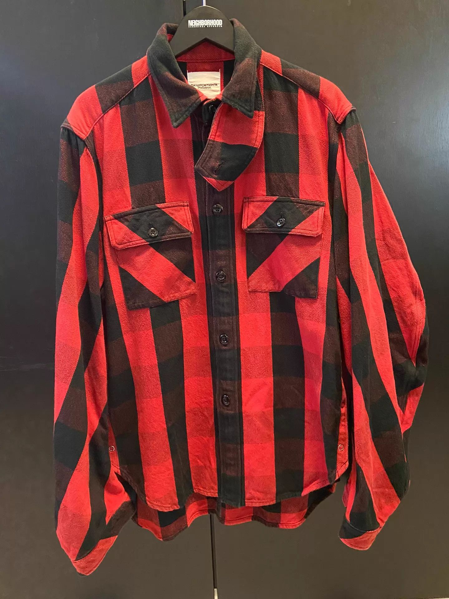 Takahiromiyashita The Soloist. The soloist Aw19 Plaid Oversize CPO Shirt 9/10 Size US S / EU 44-46 / 1 - 2 Thumbnail
