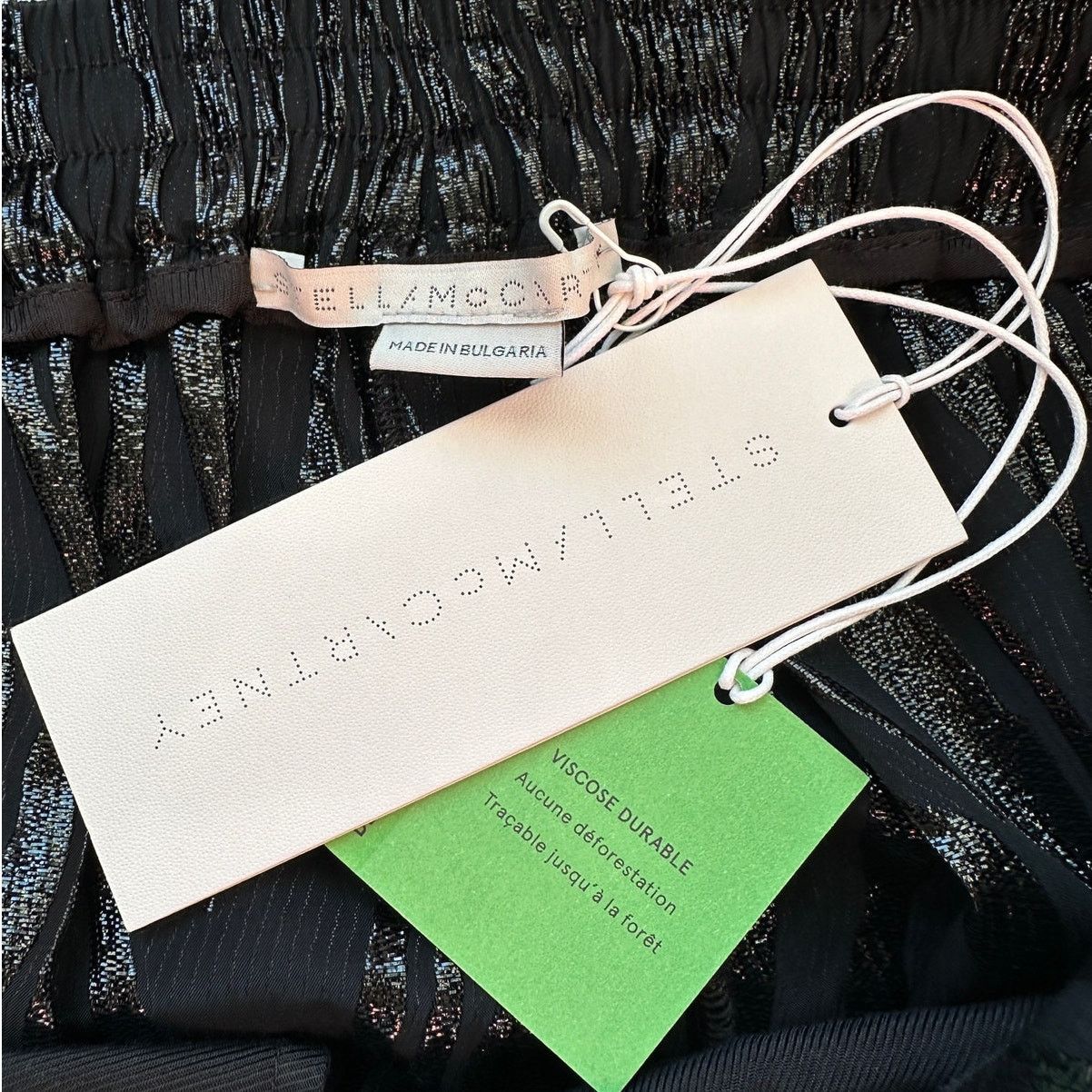 Stella McCartney NWT Stella McCartney Woodgrain Jogger Pants Black US L Size 34" / US 12 / IT 48 - 10 Thumbnail