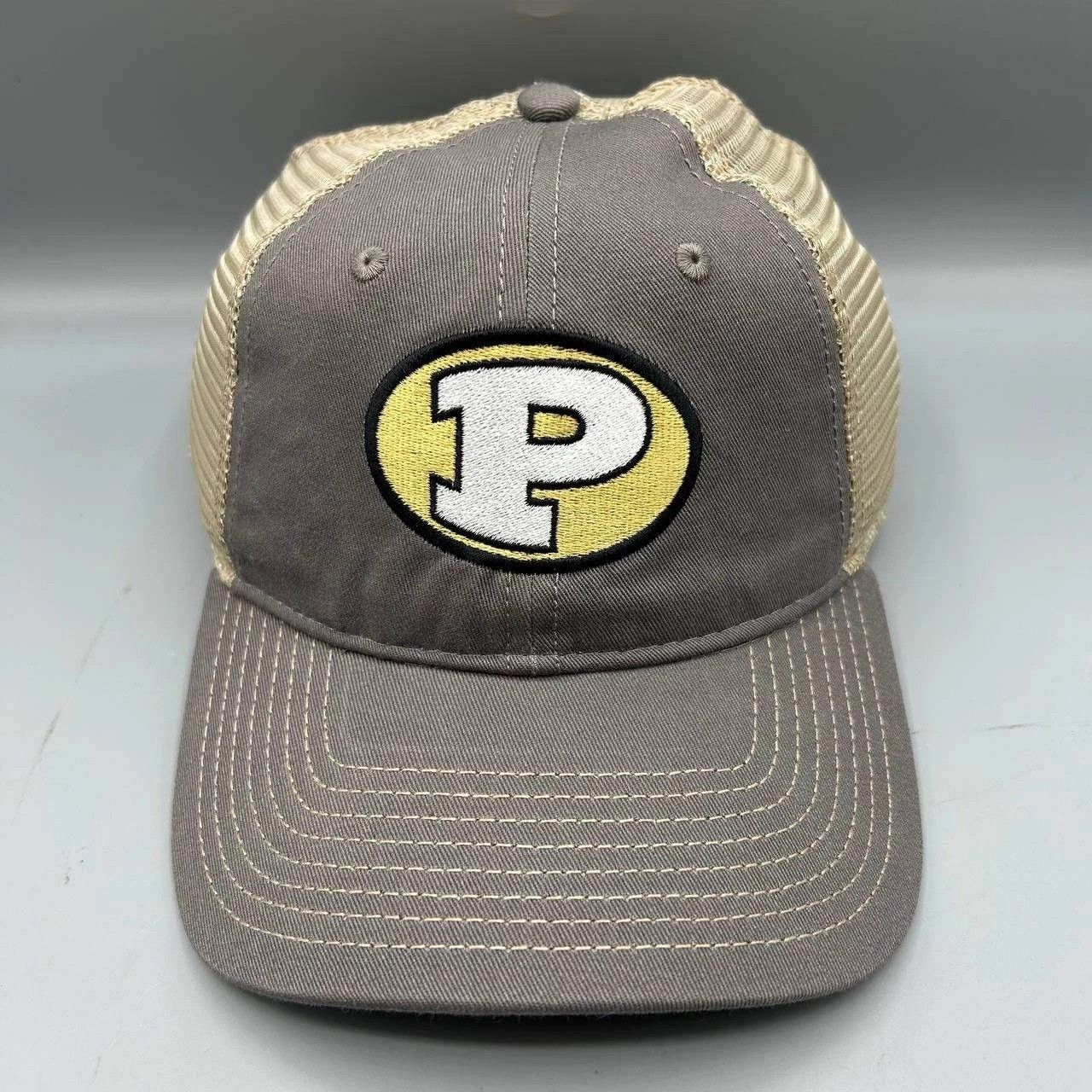 The Game Purdue Boilermakers Trucker Hat Men Gray NCAA Snap Back Size ONE SIZE - 1 Thumbnail