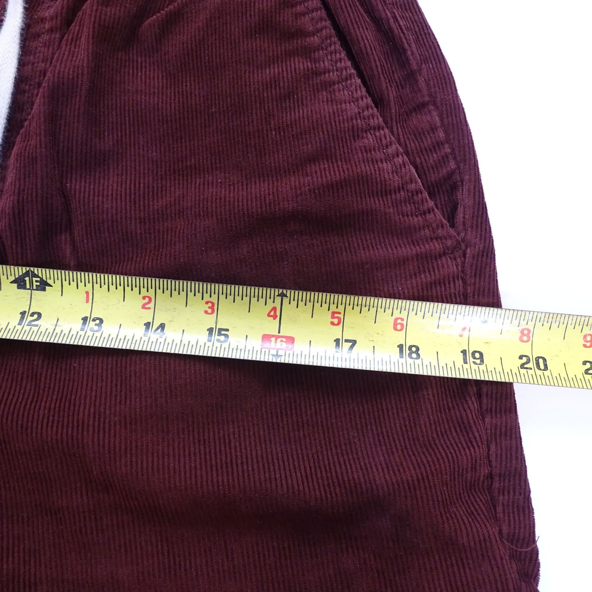 J.Crew J Crew Corduroy Drawstring Dock Pants Jogger Burgundy Small Size US 28 / EU 44 - 11 Thumbnail