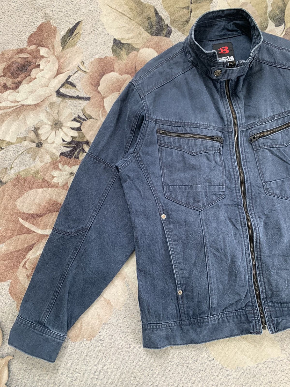 Japanese Brand Burtle Workwear Jacket Size US L / EU 52-54 / 3 - 3 Thumbnail