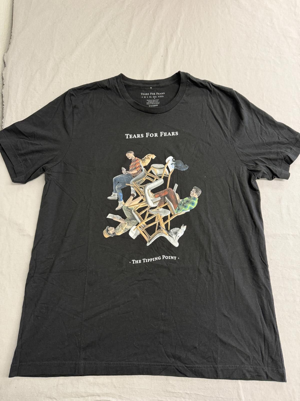 Designer Tears For Fears T-shirt The Tipping Point Album Tee XXL Size US XXL / EU 58 / 5 - 1 Thumbnail