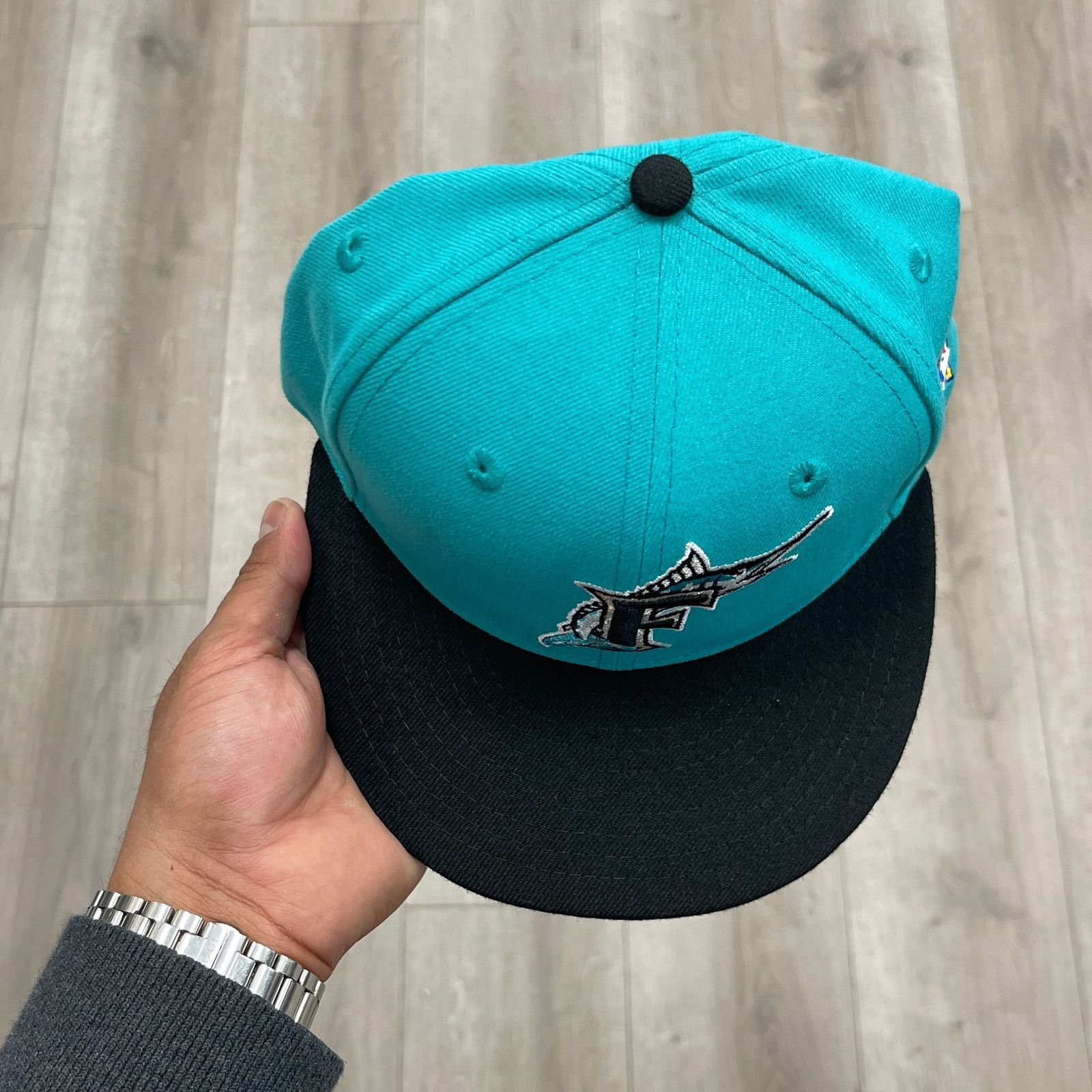 New Era New Era 59FIFTY Florida Marlins Fitted Hat Cap Size 7 1/4 Size ONE SIZE - 3 Thumbnail
