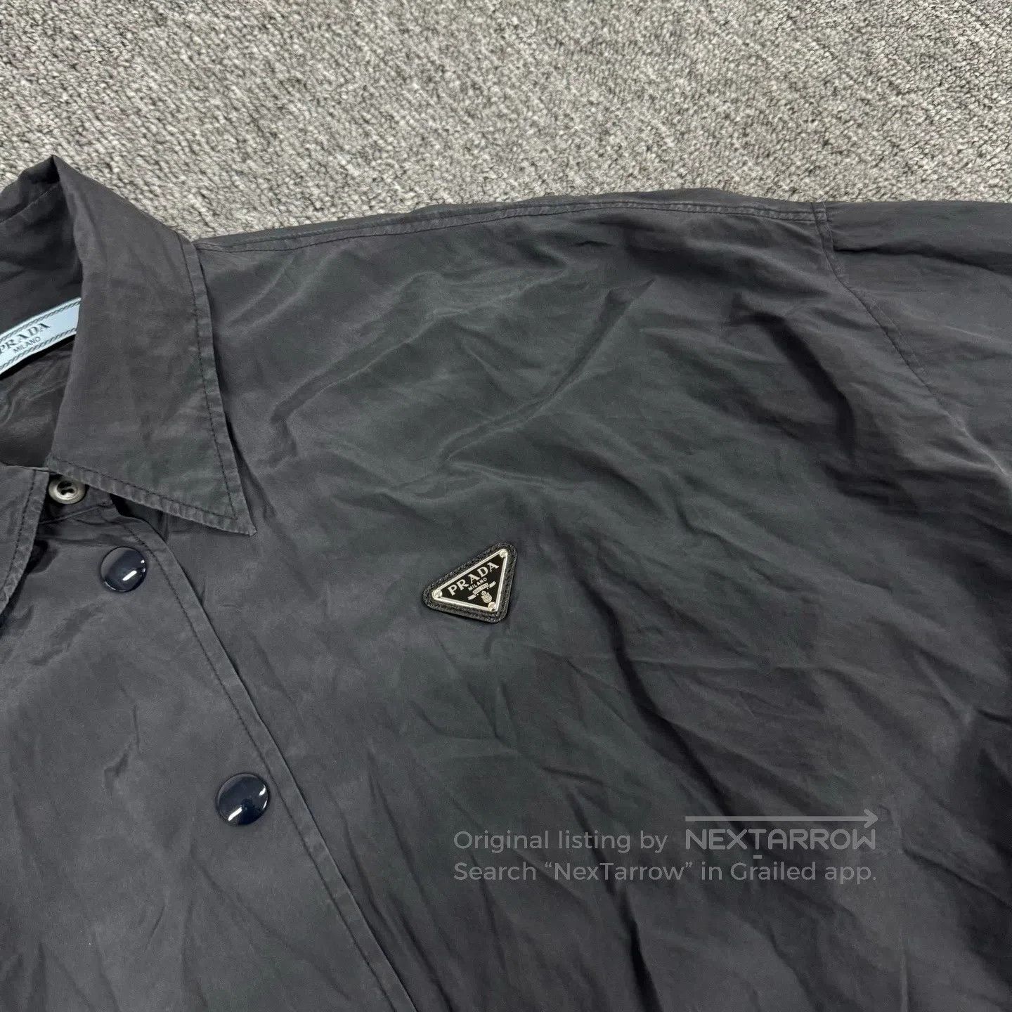 Prada Prada size 40 Delta-shaped patchwork short-sleeved shirt ja Size L / US 10 / IT 46 - 4 Thumbnail