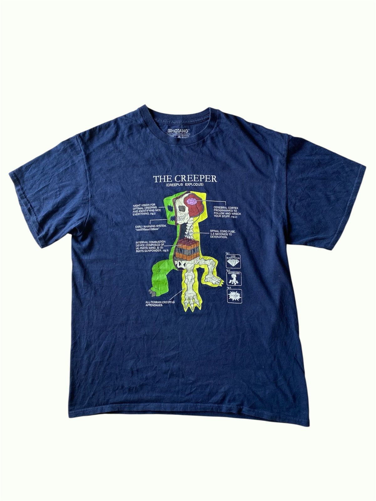 Playstation × Vintage Minecraft Video Game T-shirt Size US L / EU 52-54 / 3 - 4 Thumbnail