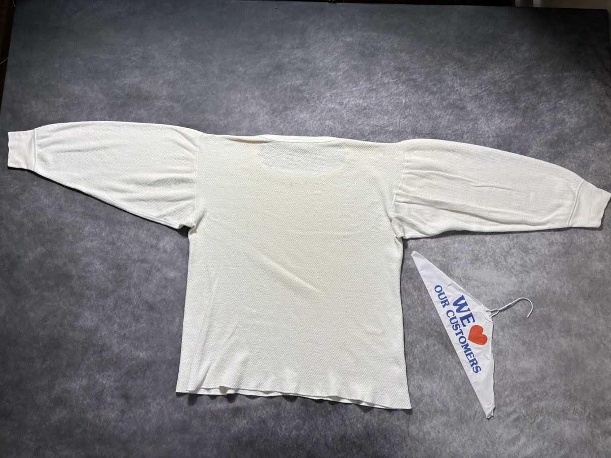 Vintage 1980s KMart Longsleeve Vintage Thermal Shirt Waffle 80s 90s Size US L / EU 52-54 / 3 - 13 Thumbnail