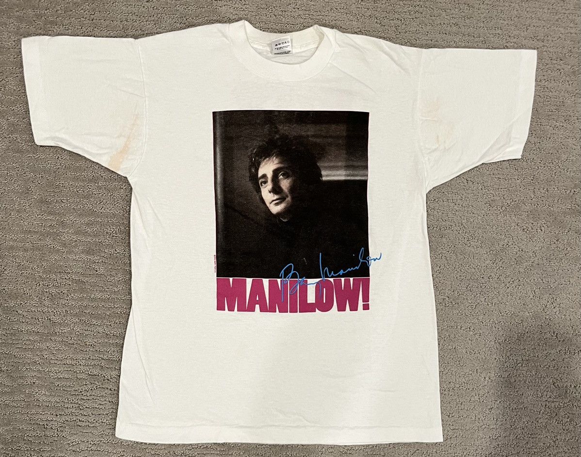Band Tees × Fruit Of The Loom × Vintage Vintage 1993 Barry Manilow Hits Tour Tee Size US M / EU 48-50 / 2 - 1 Thumbnail