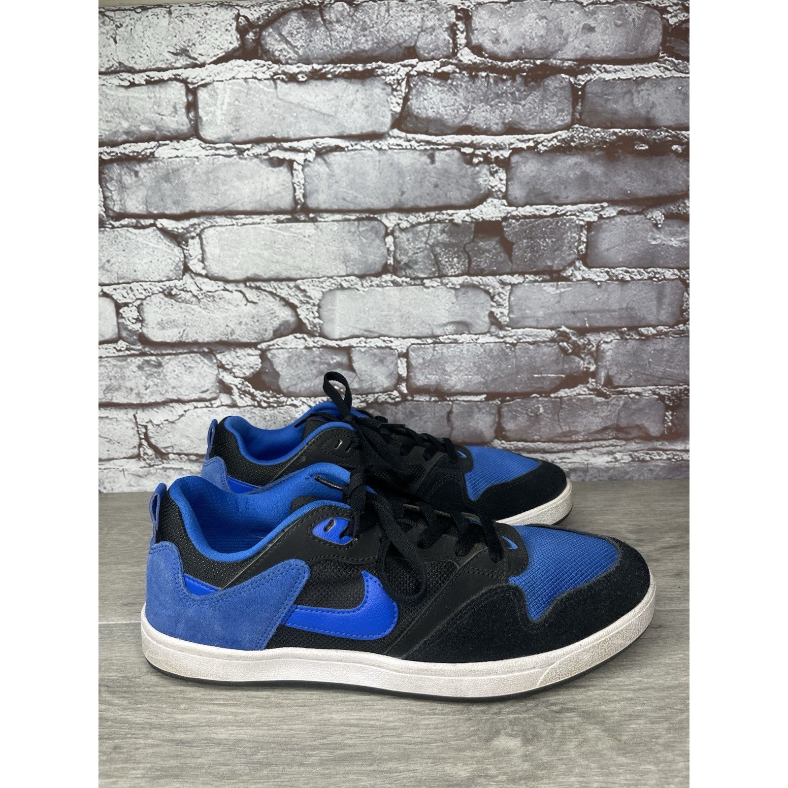 Nike Nike Alleyoop SB Royal Blue Black Synthetic Skate Shoes Men’ Size US 10.5 / EU 43-44 - 3 Thumbnail