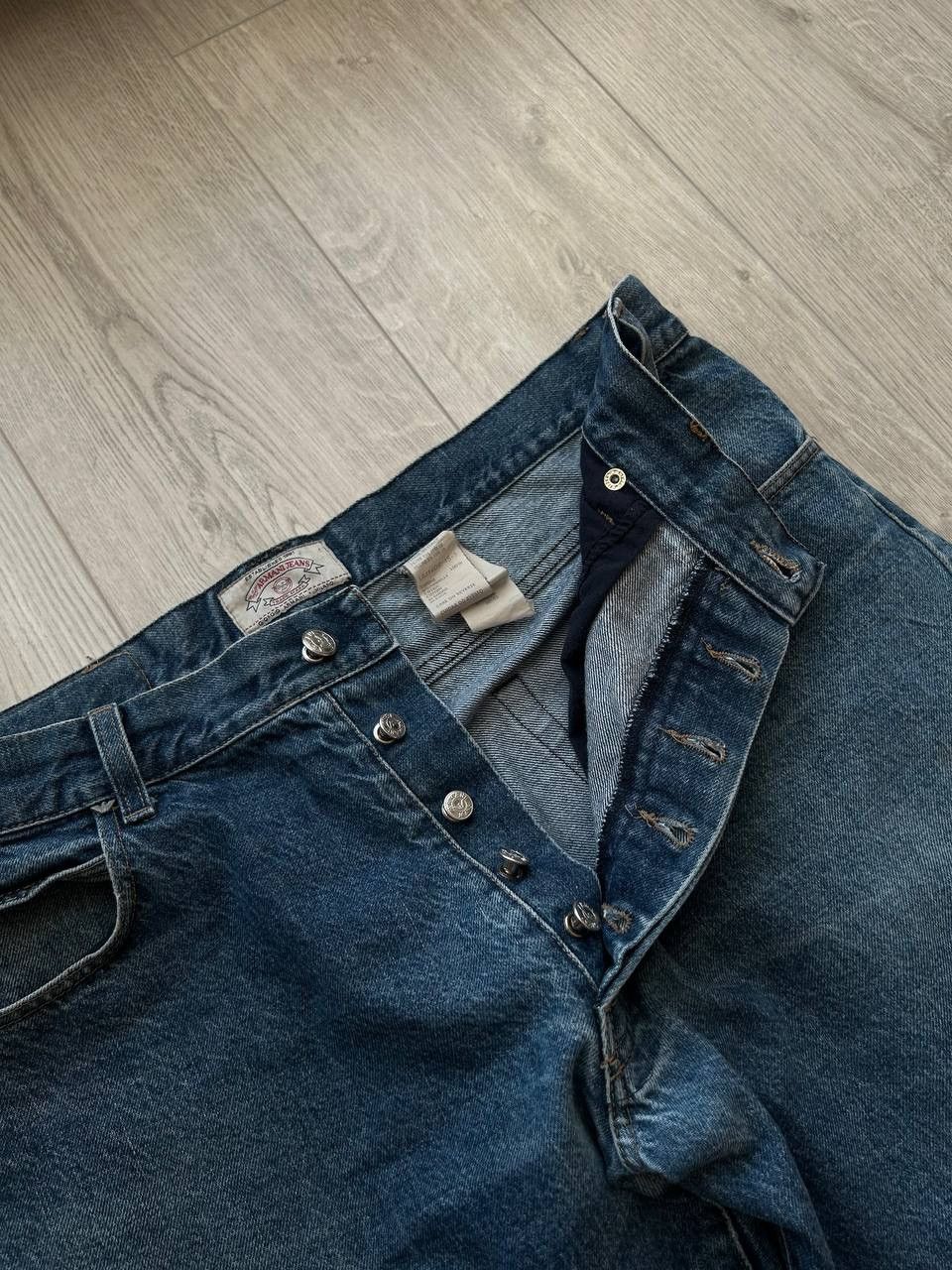 Armani Vintage 90's Armani Jeans Metal Logo Denim Comfort fit Size US 38 / EU 54 - 9 Thumbnail