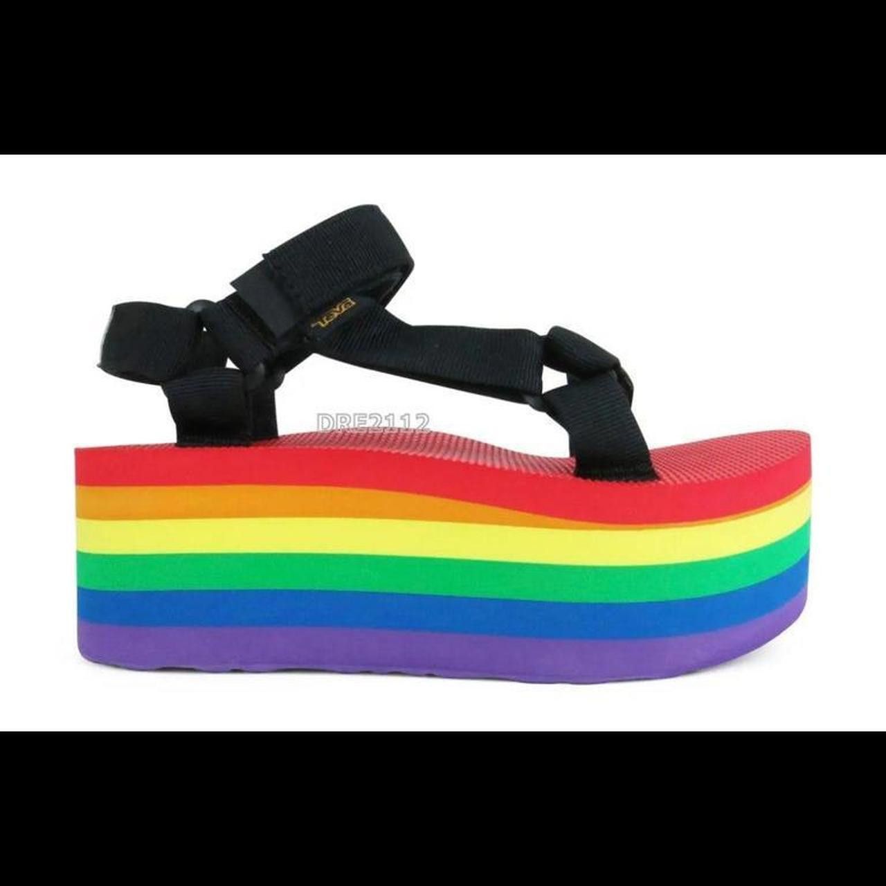 Teva Teva Flatform Universal Rainbow Pride Size US 7 / IT 37 - 8 Thumbnail