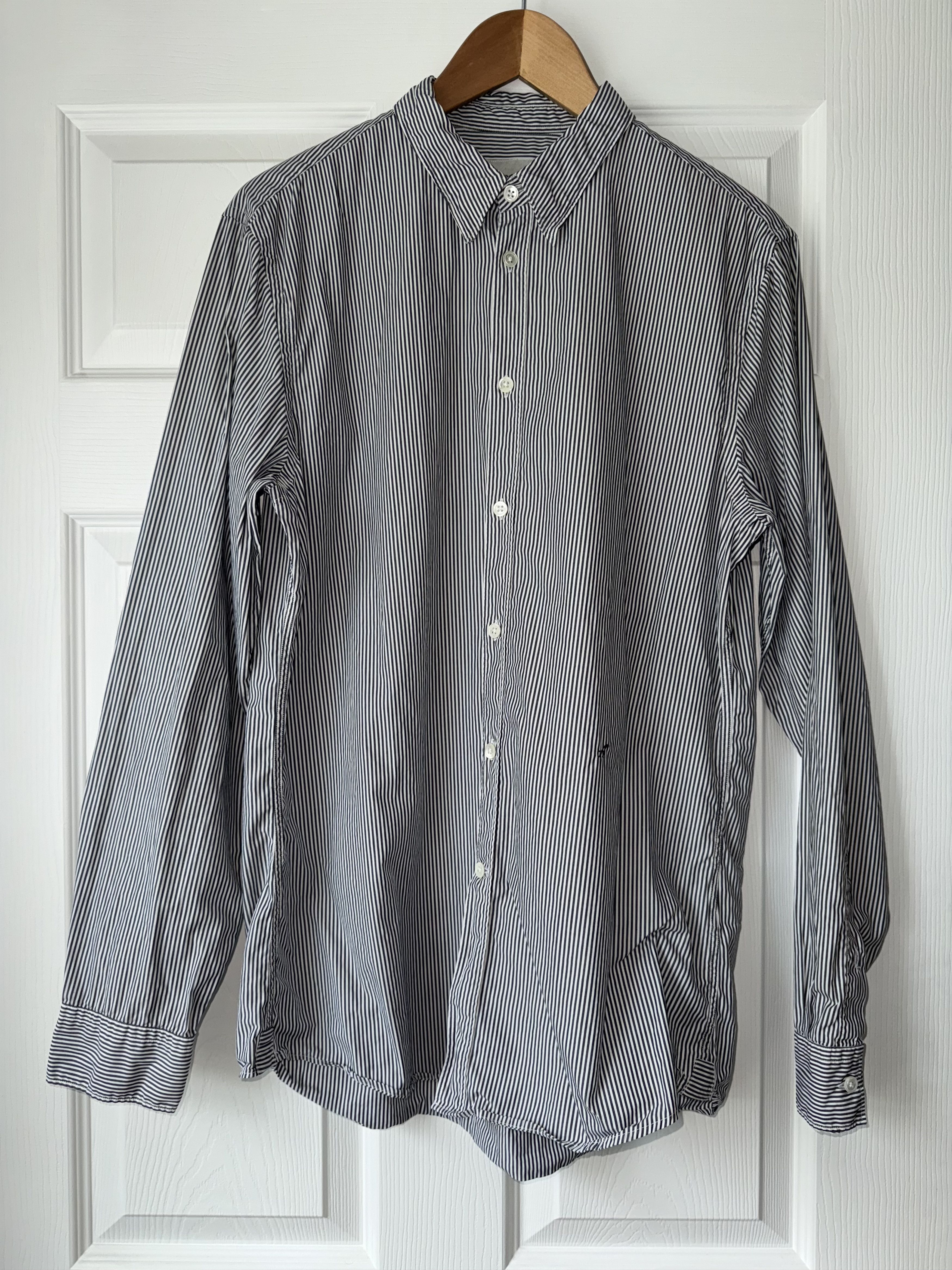 Gray Striped Shirt