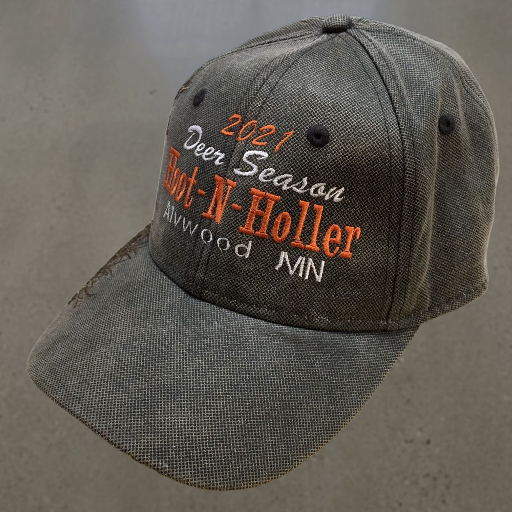 Vintage Deer Season Hot N Holler 2021 Cap Hat Mens One Size Brown Dri Duck Embroidered Size ONE SIZE - 1 Thumbnail
