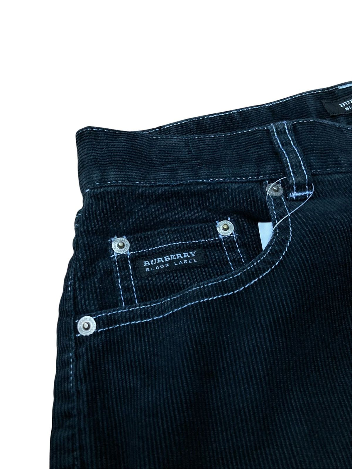 Burberry Vintage Burberry Black Label Contrast Stitch Corduroy Pants Size US 28 / EU 44 - 14 Thumbnail