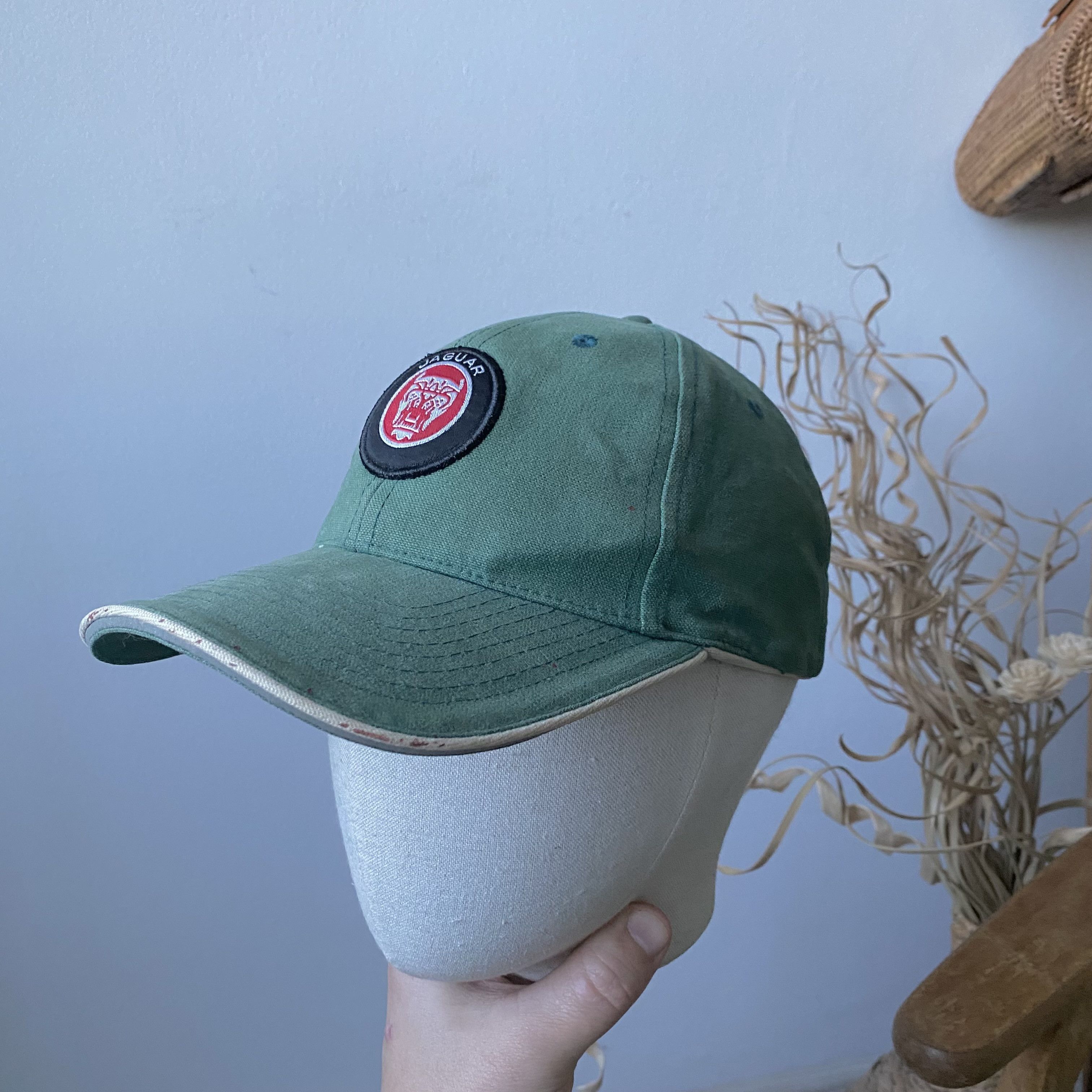 Ferrari 🐆 Vintage 90s Racing Jaguar cap Faded Dad Hat Size ONE SIZE - 1 Thumbnail