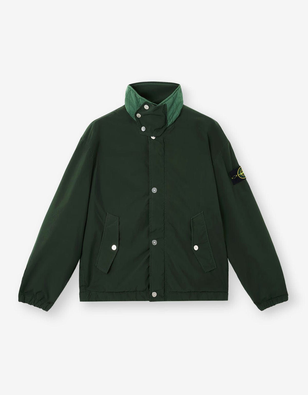 Stone Island Green Poly-TC Coach Jacket