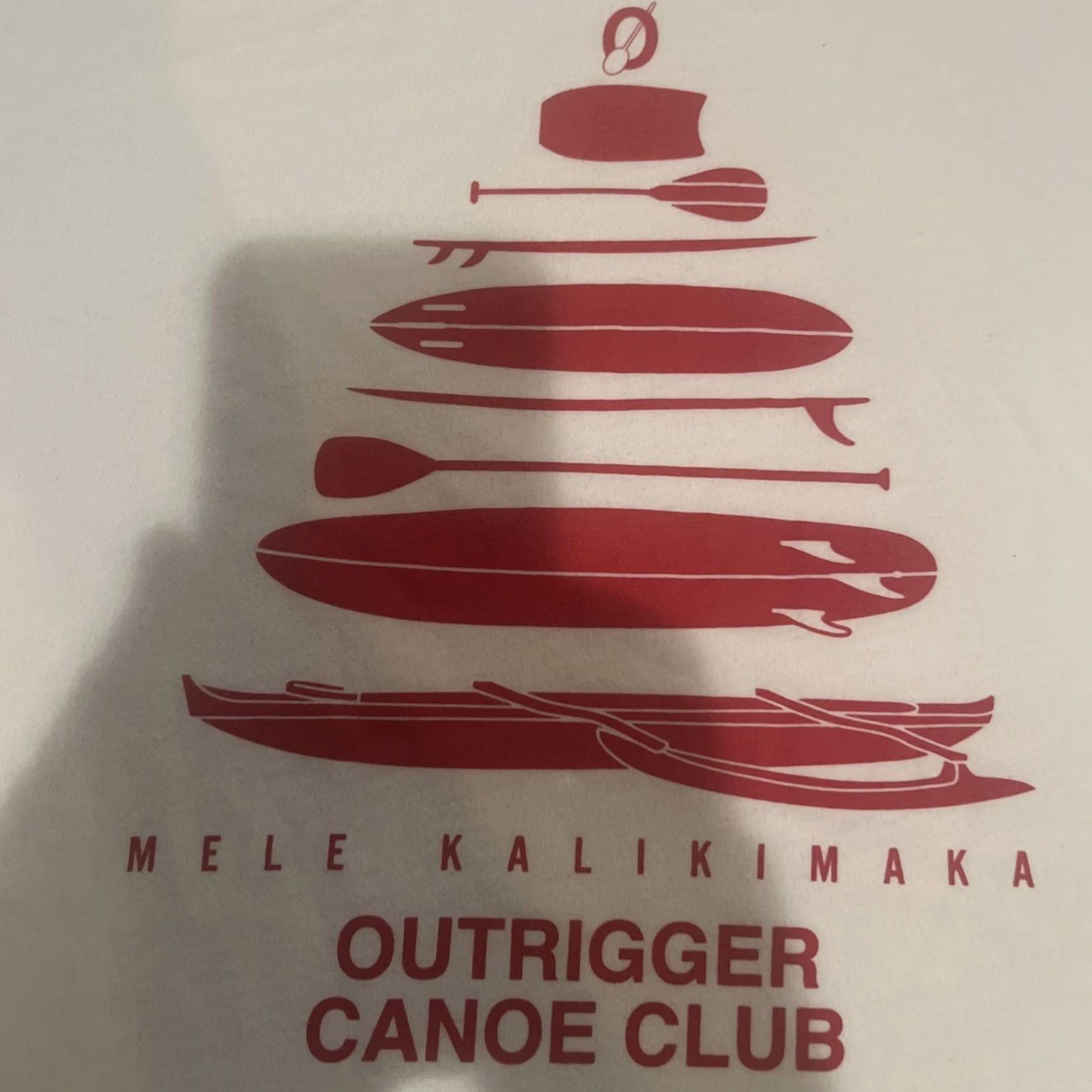 Next Level VINTAGE Outrigger Canoe Club Waikiki Hawaii Shirt M White Cotton Blend Crew Neck Short Sleeve Logo Double-Sided Men T-Shirt Beach Hawaii 90s Theme Size US M / EU 48-50 / 2 - 2 Thumbnail
