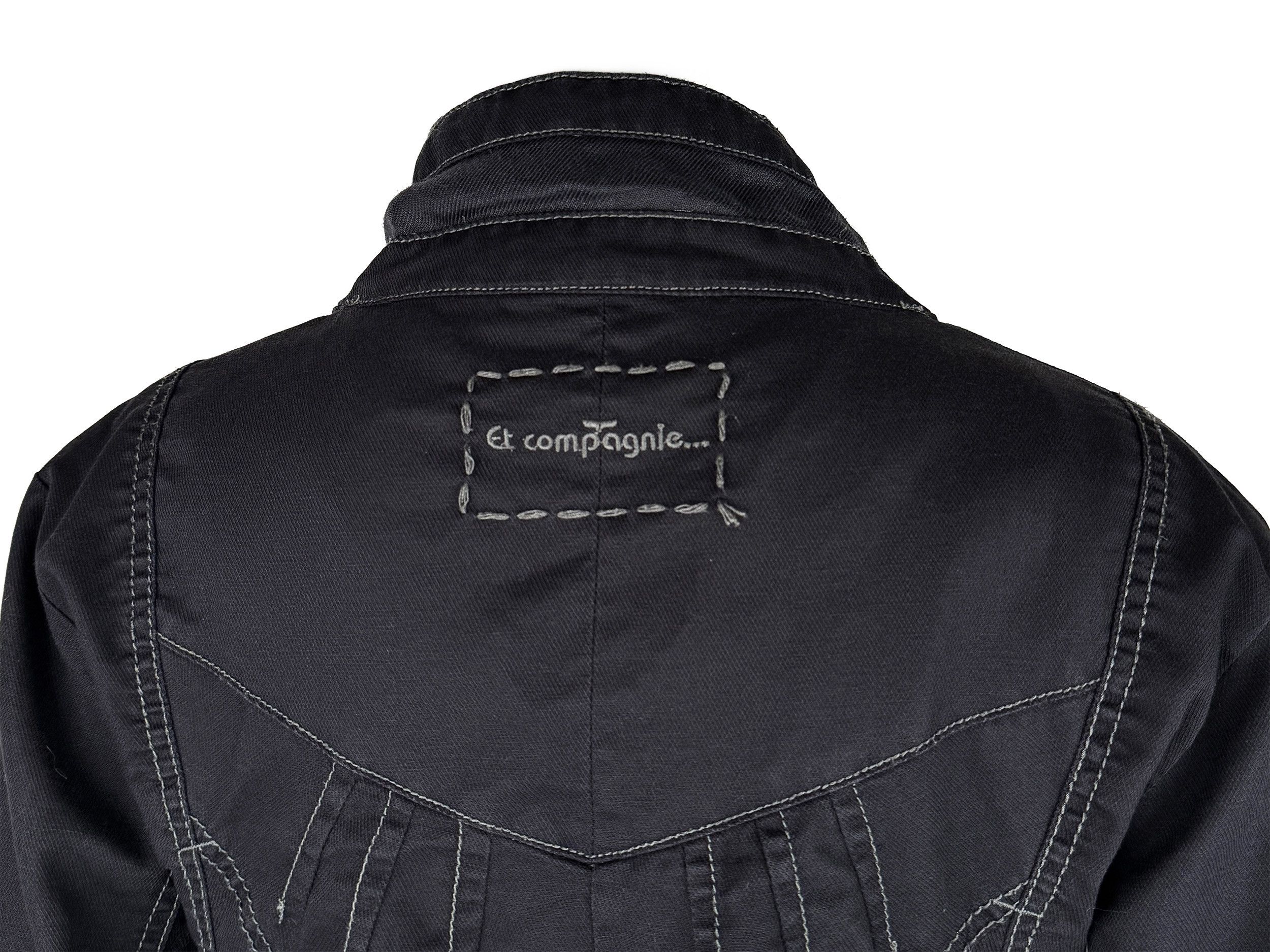 Japanese Brand Et Compagnie Deconstructed Patchwork Zip Cotton Jacket Vtg Size S / US 4 / IT 40 - 10 Thumbnail