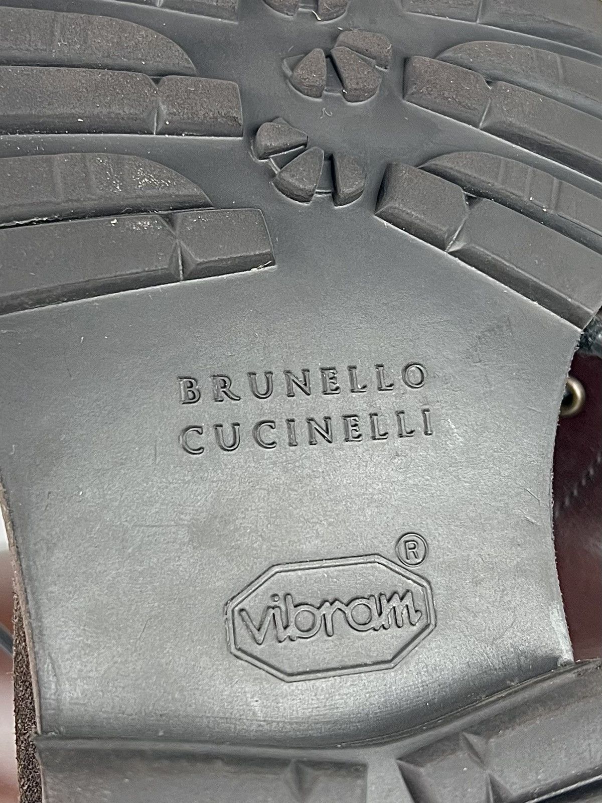 Brunello Cucinelli BRUNELLO CUCINELLI Boots Leather Suede Shoes Vibram Brown Size US 7 / EU 40 - 12 Thumbnail
