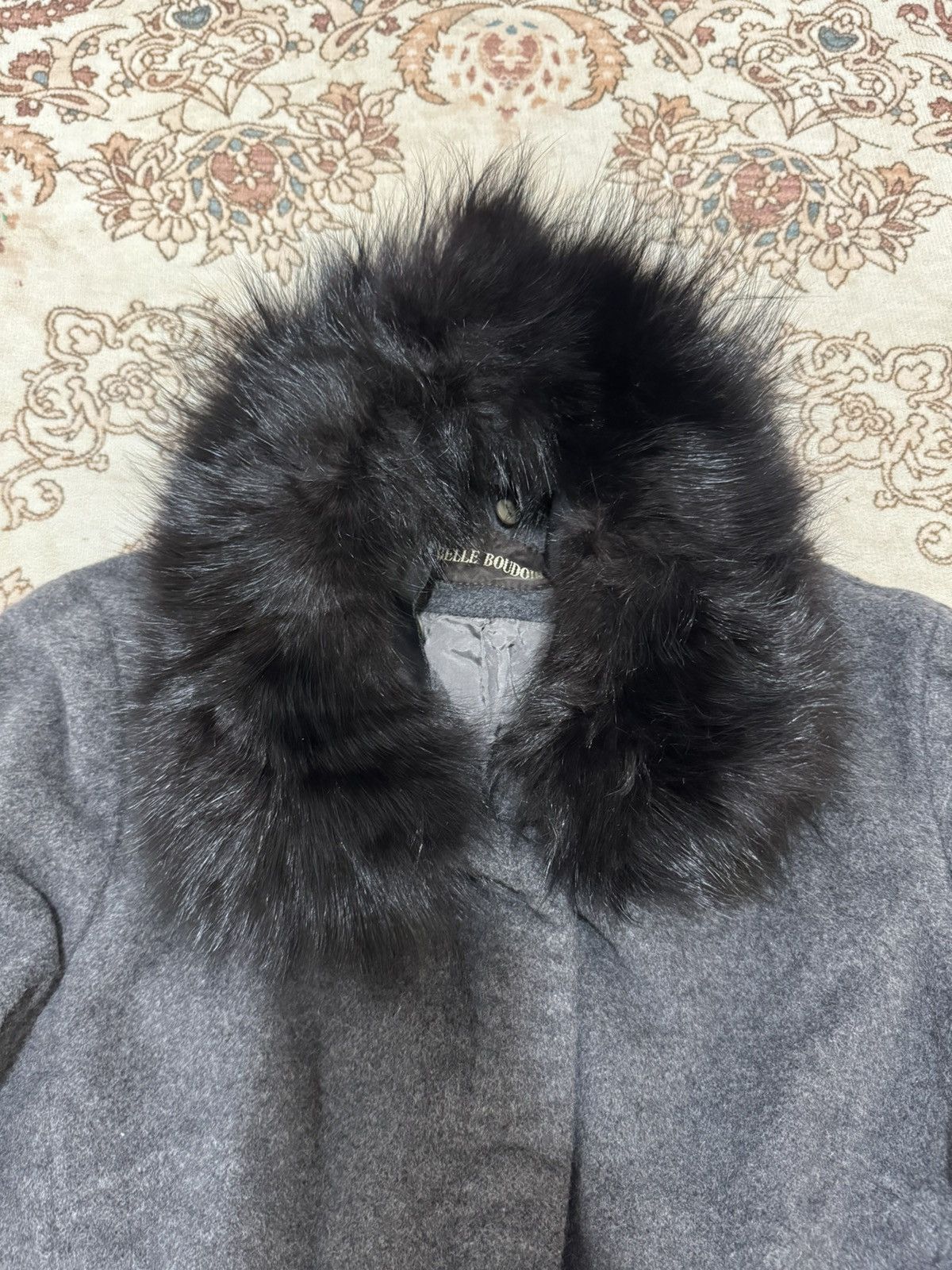 Japanese Brand Belle Boudoir Wool Jacket Fur collar Size US S / EU 44-46 / 1 - 4 Thumbnail