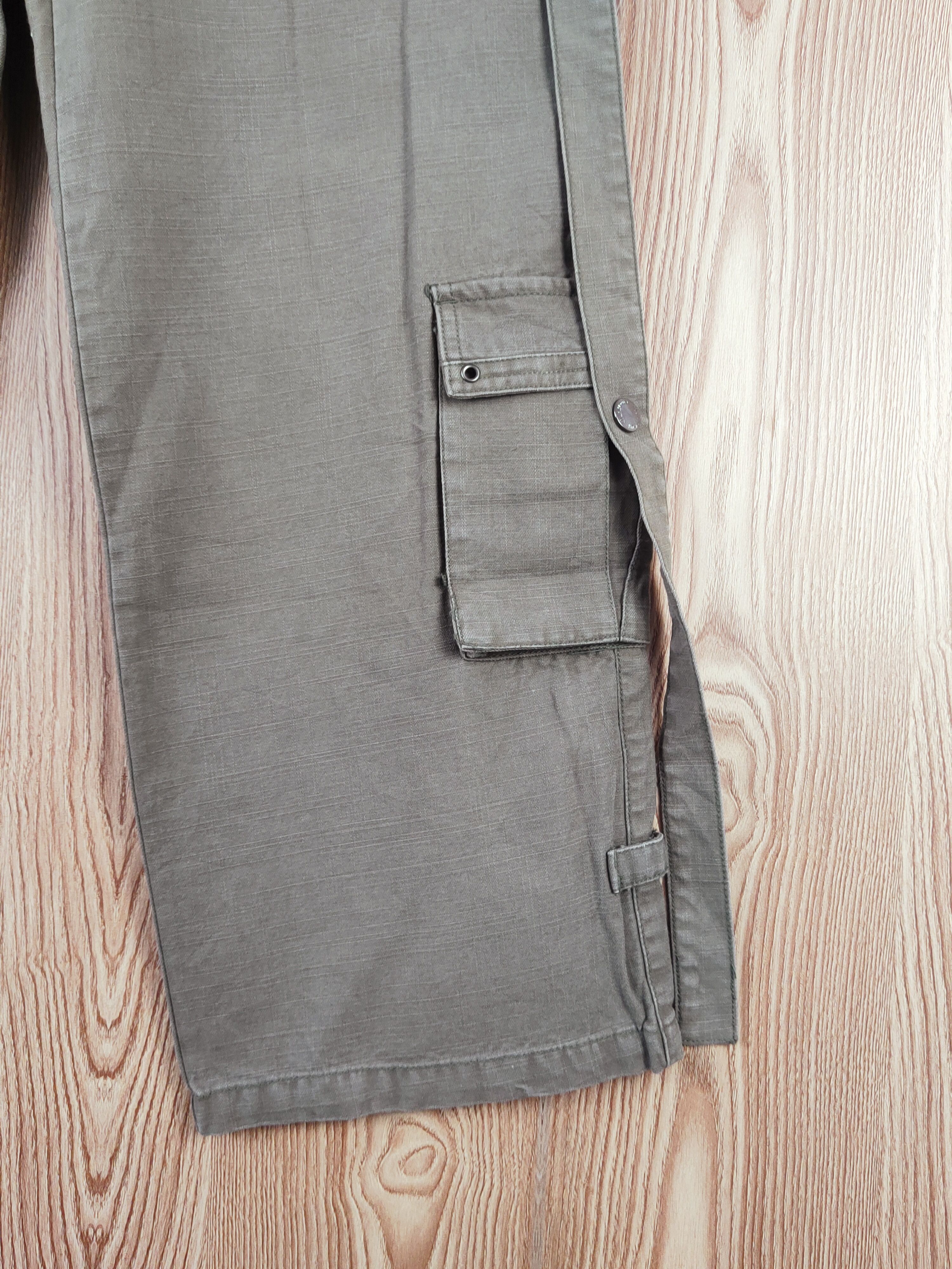 Japanese Brand Countdown Olive utility punk Multipocket Cargo Pants #W074 Size US 31 - 6 Thumbnail
