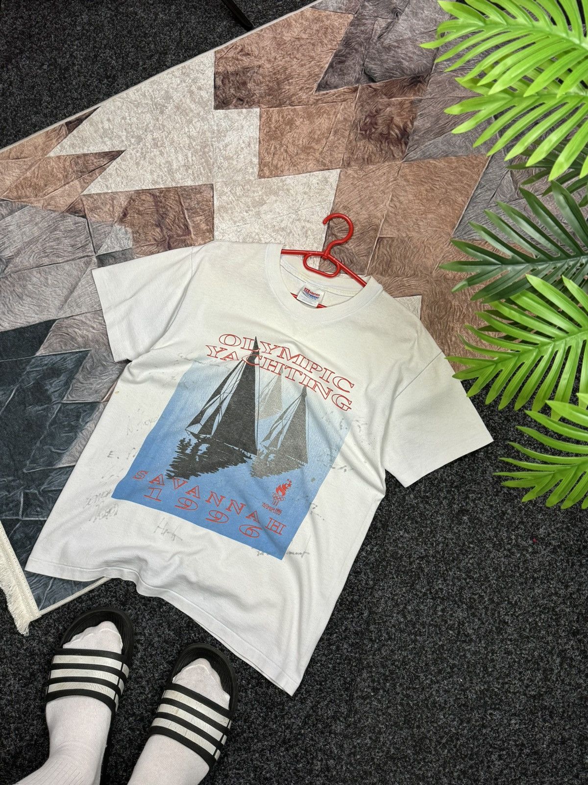 Vintage Olympic Yachting Atlanta Savannah 1996 Size US M / EU 48-50 / 2 - 18 Thumbnail