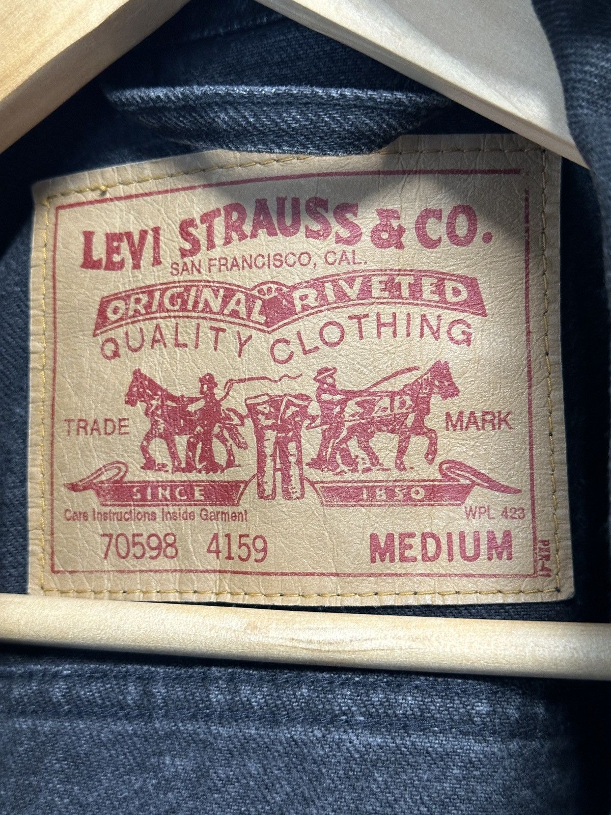 Levi's 80's Type III Jacket (Model 70598-4159) Size US M / EU 48-50 / 2 - 11 Thumbnail