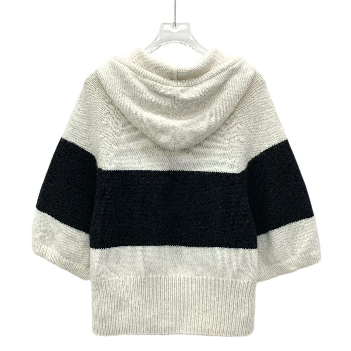 Dior Dior Colorblocked Logo Appliqué Wool Hooded Sweatshirt Size M / US 6-8 / IT 42-44 - 2 Thumbnail
