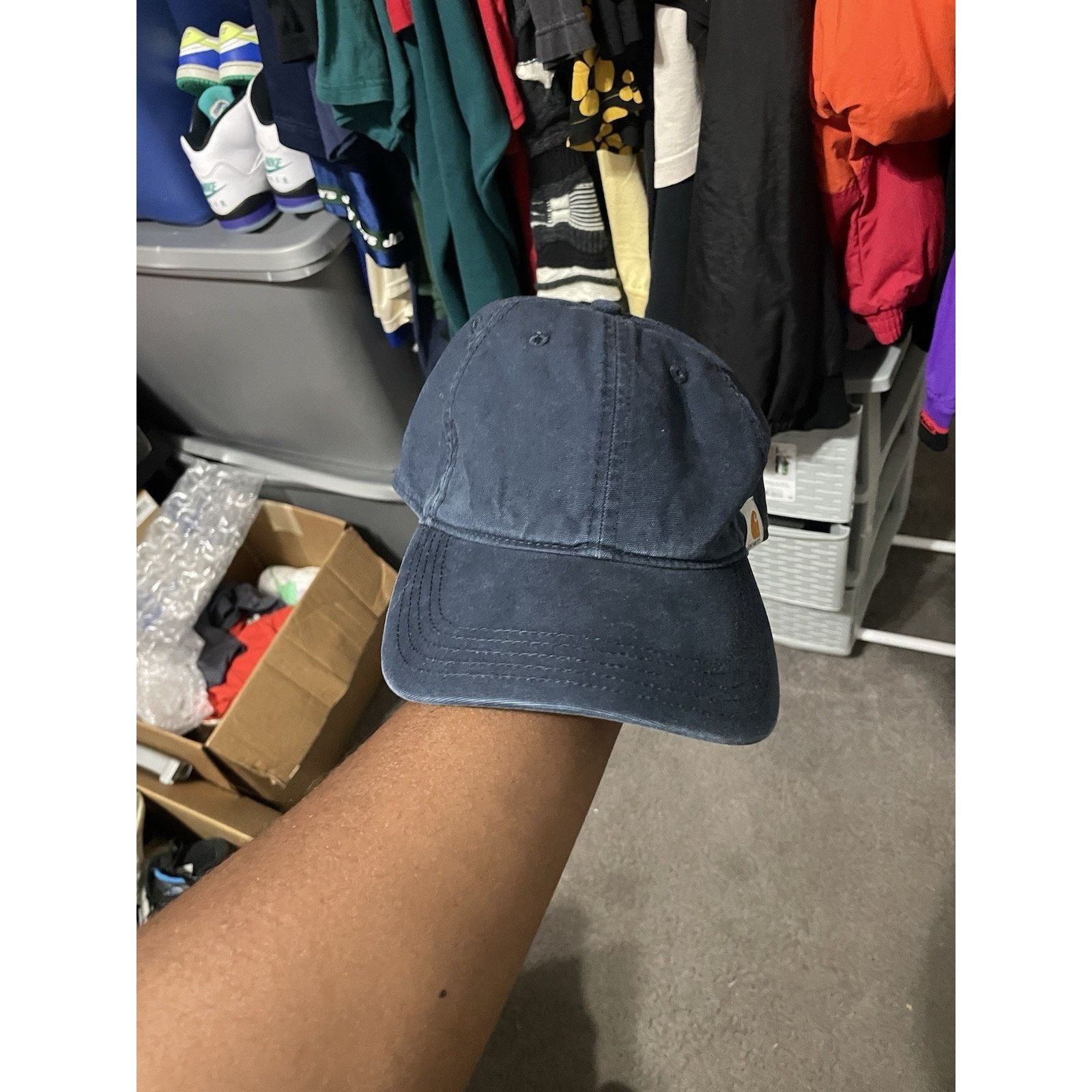 Carhartt NWT Carhartt Cap Hat Adult Adjustable faded navy Size ONE SIZE - 2 Thumbnail