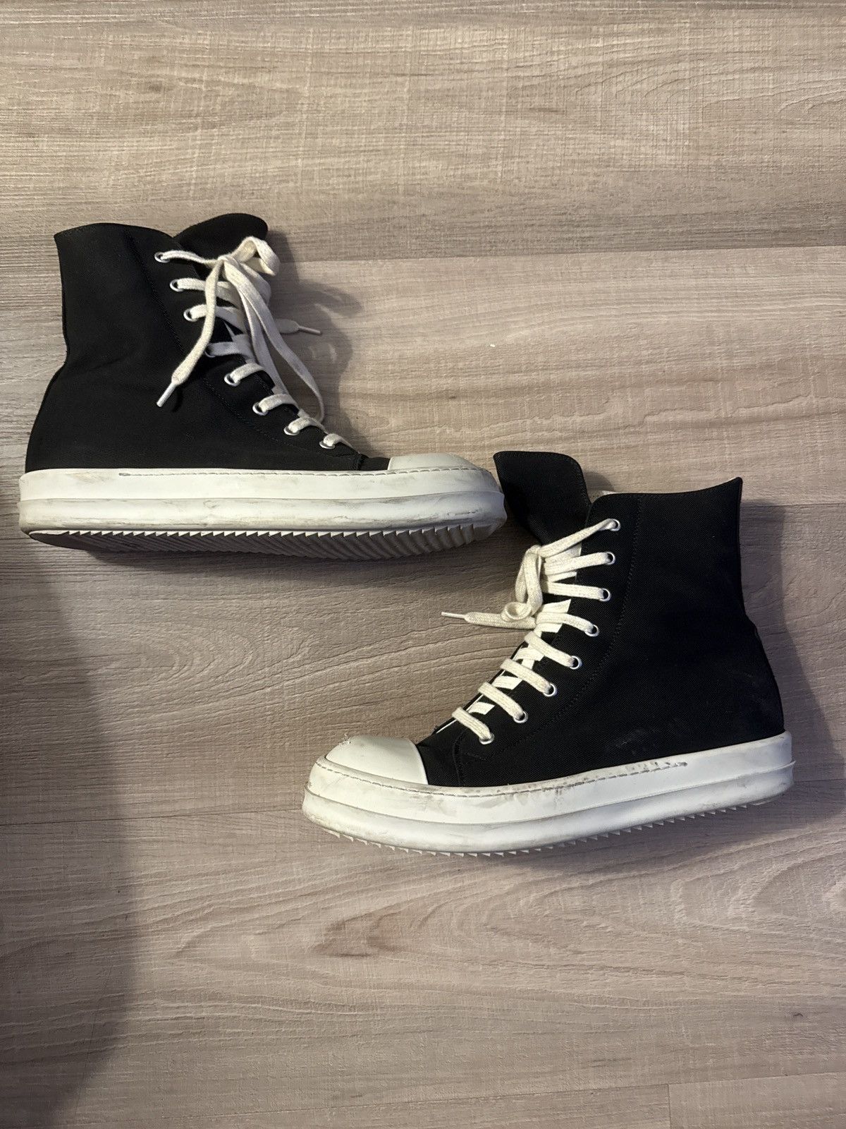 Rick Owens rick owens dark shadow ramones Size US 9.5 / EU 42-43 - 1 Thumbnail